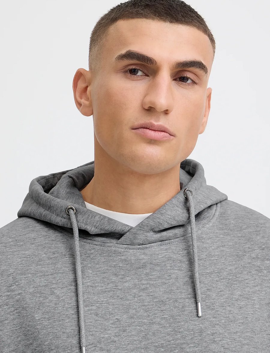 Solid - SDLENZ HOOD SW - kapuzenpullover - light grey melange - 4