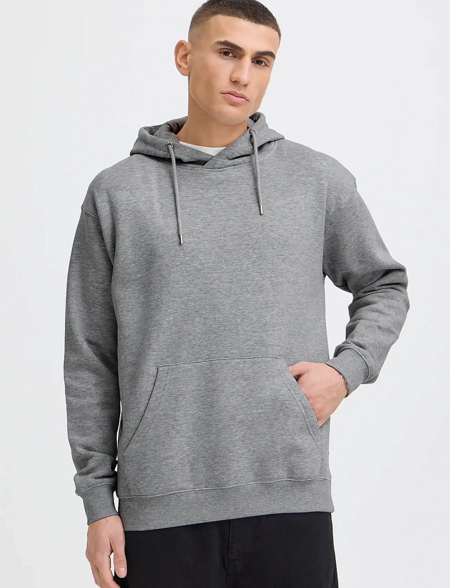 Solid - SDLENZ HOOD SW - kapuzenpullover - light grey melange - 5