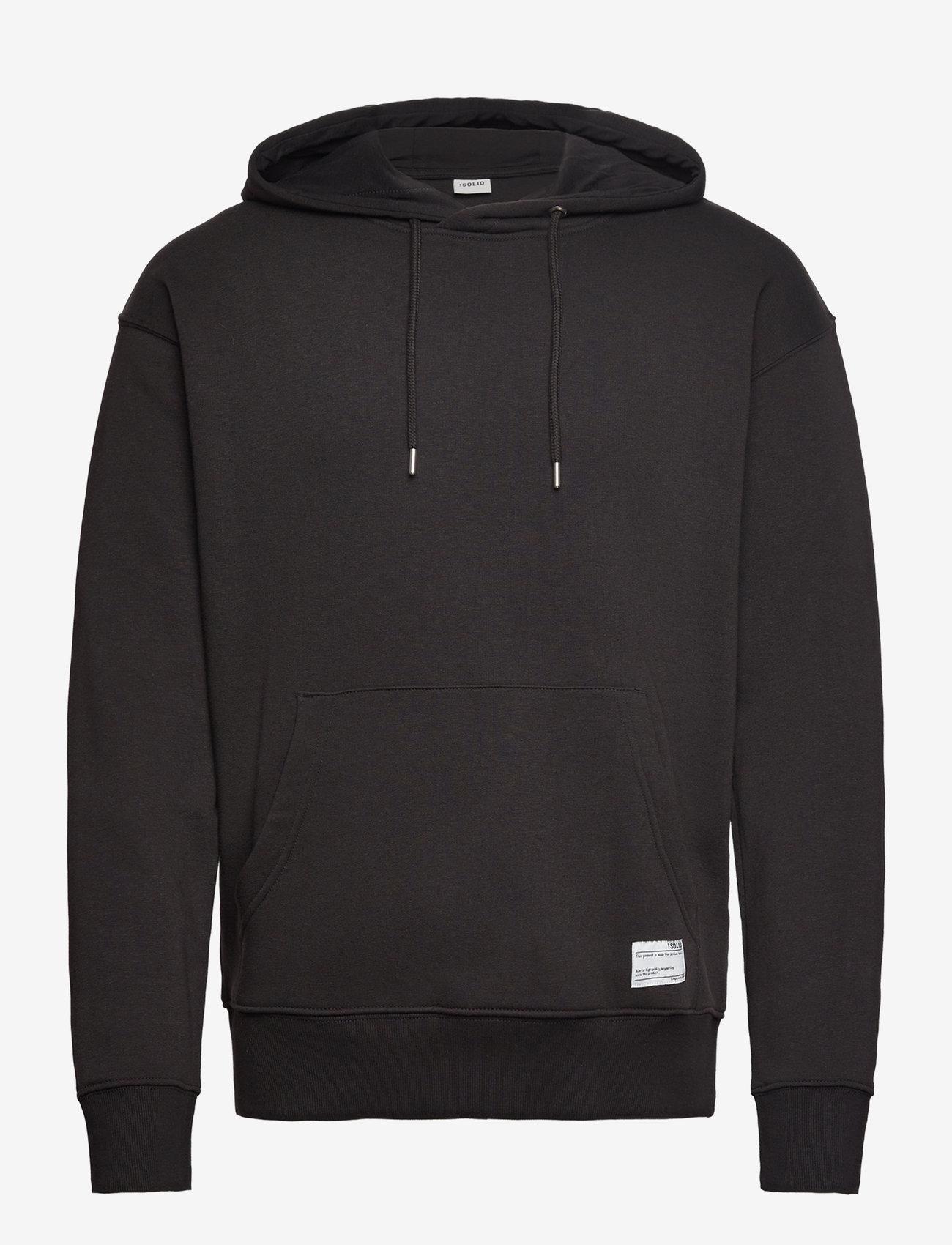 Solid - SDLENZ HOOD SW - hættetrøjer - true black - 0