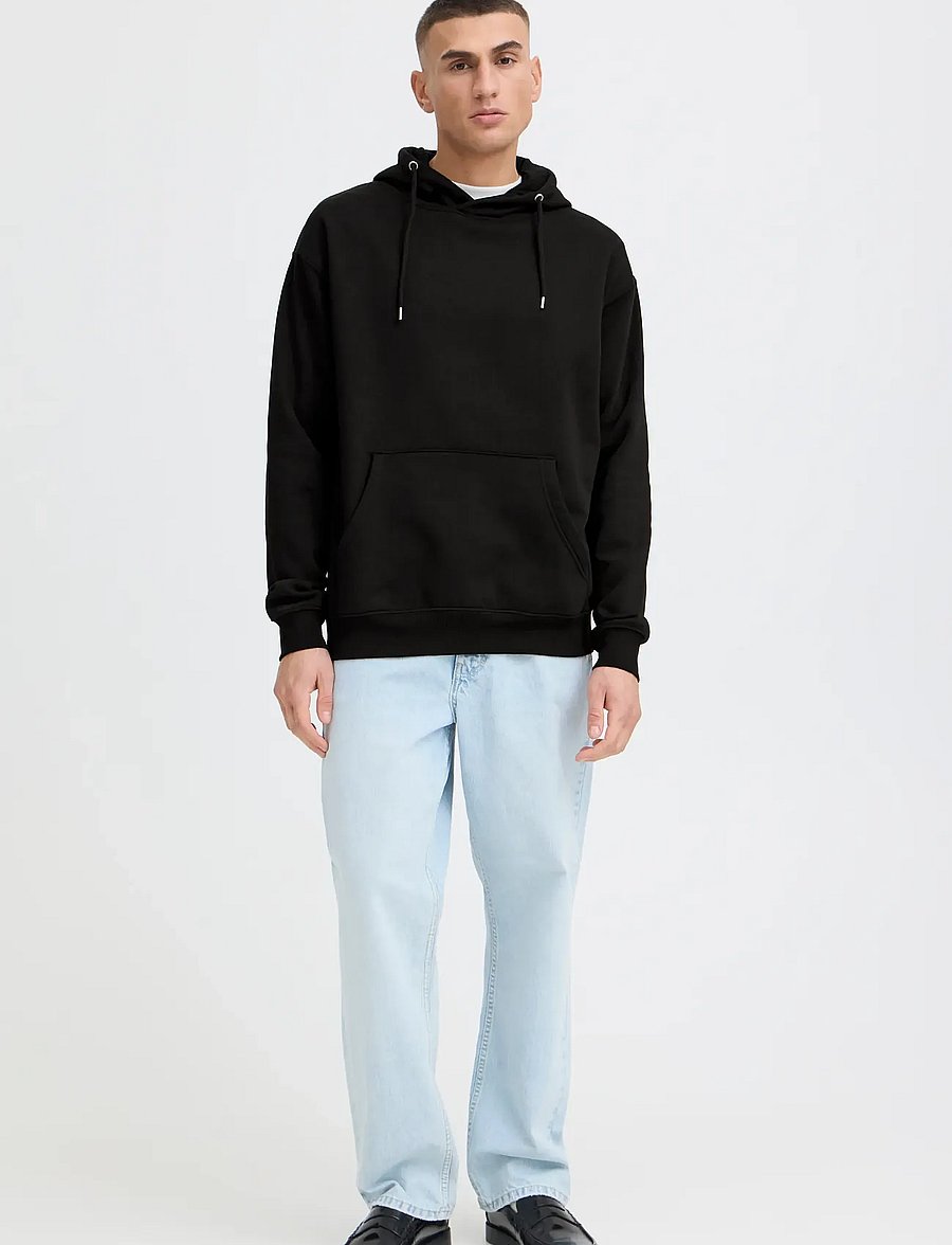 Solid - SDLENZ HOOD SW - kapuzenpullover - true black - 3