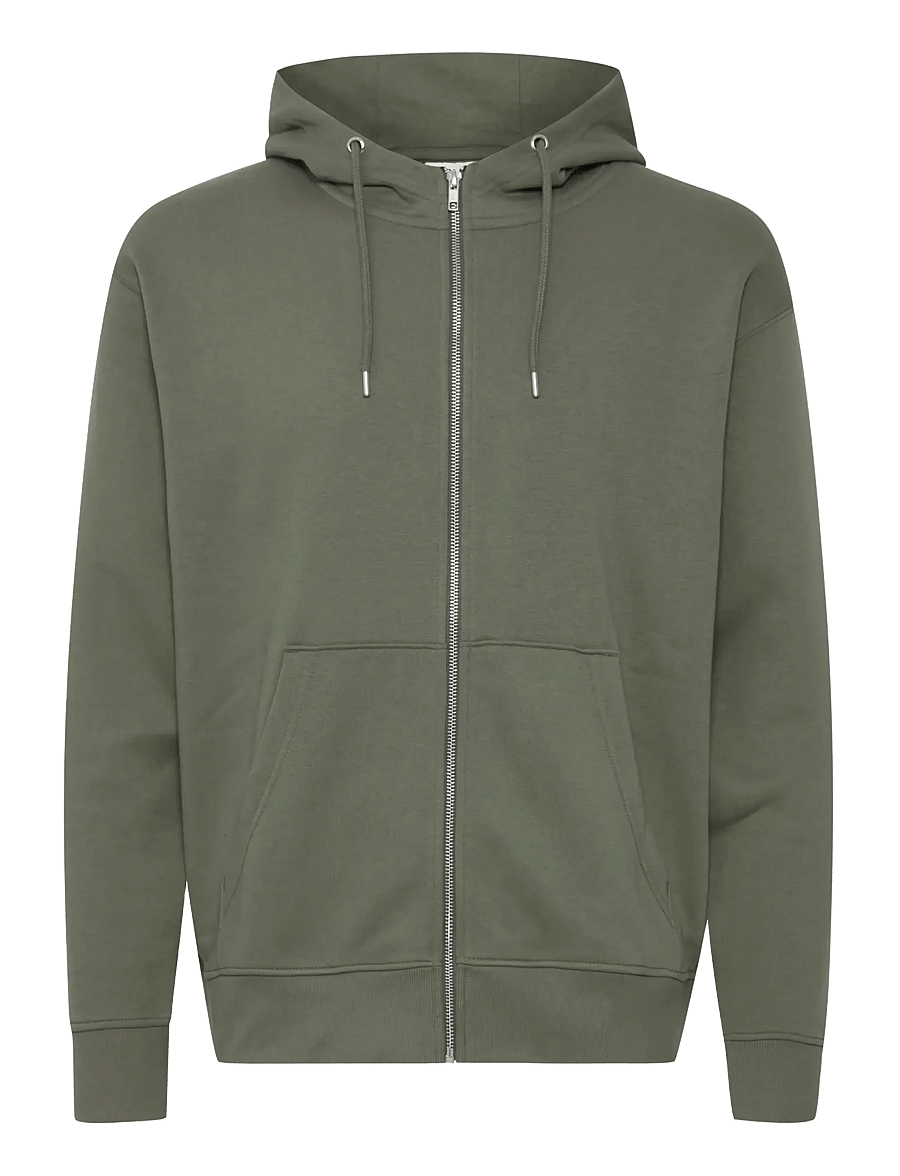 Solid - SDLenz Zipper SW - kapuzenpullover - dusty olive - 1