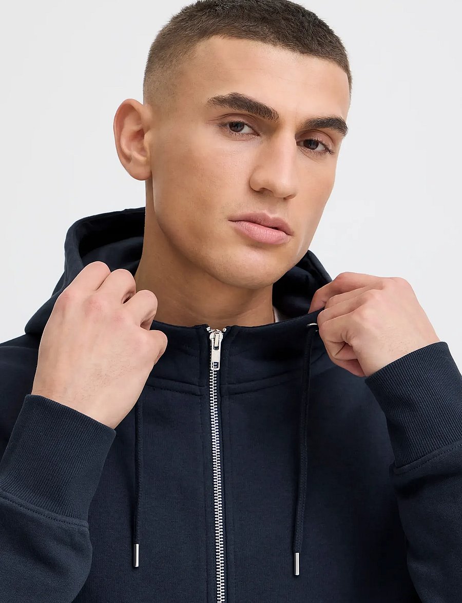 Solid - SDLenz Zipper SW - hættetrøjer - insignia blue - 3
