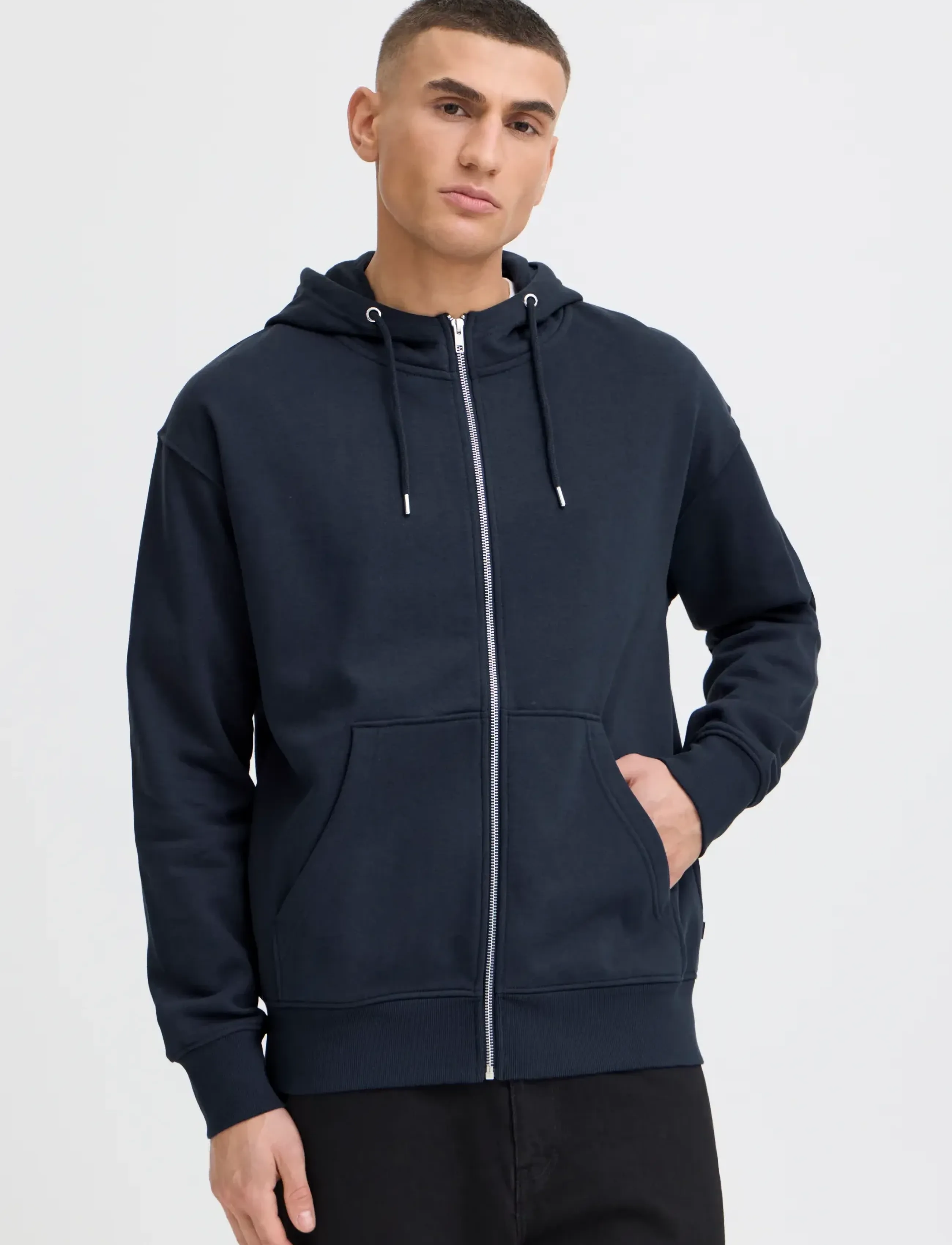 Solid - SDLENZ ZIPPER SW - hættetrøjer - insignia blue - 4