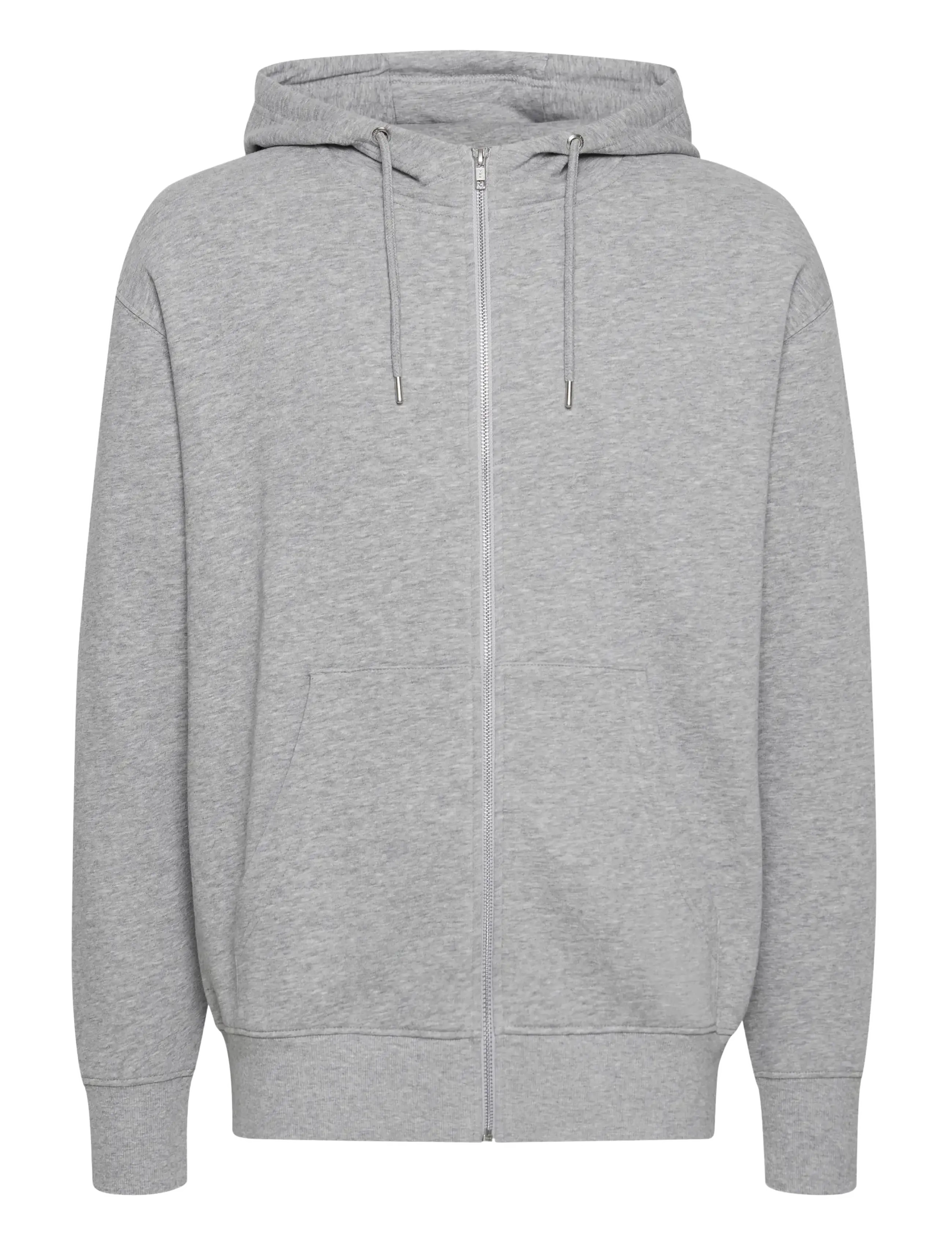 Solid SDLENZ ZIPPER SW - Sweatshirts & huvtröjor - LIGHT GREY MELANGE / grey