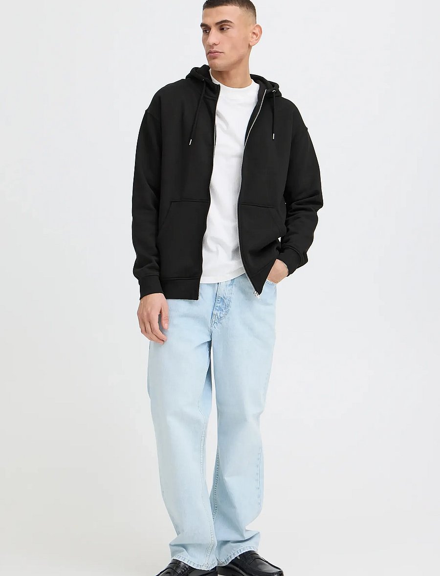 Solid - SDLenz Zipper SW - hoodies - true black - 4