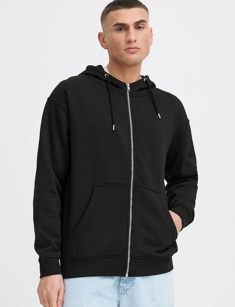 Solid - SDLenz Zipper SW - hoodies - true black - 5