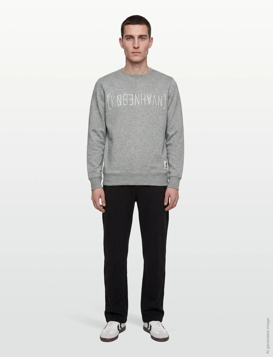 Solid - SDKBH CREW SW - kollektionen - light grey melange - 0