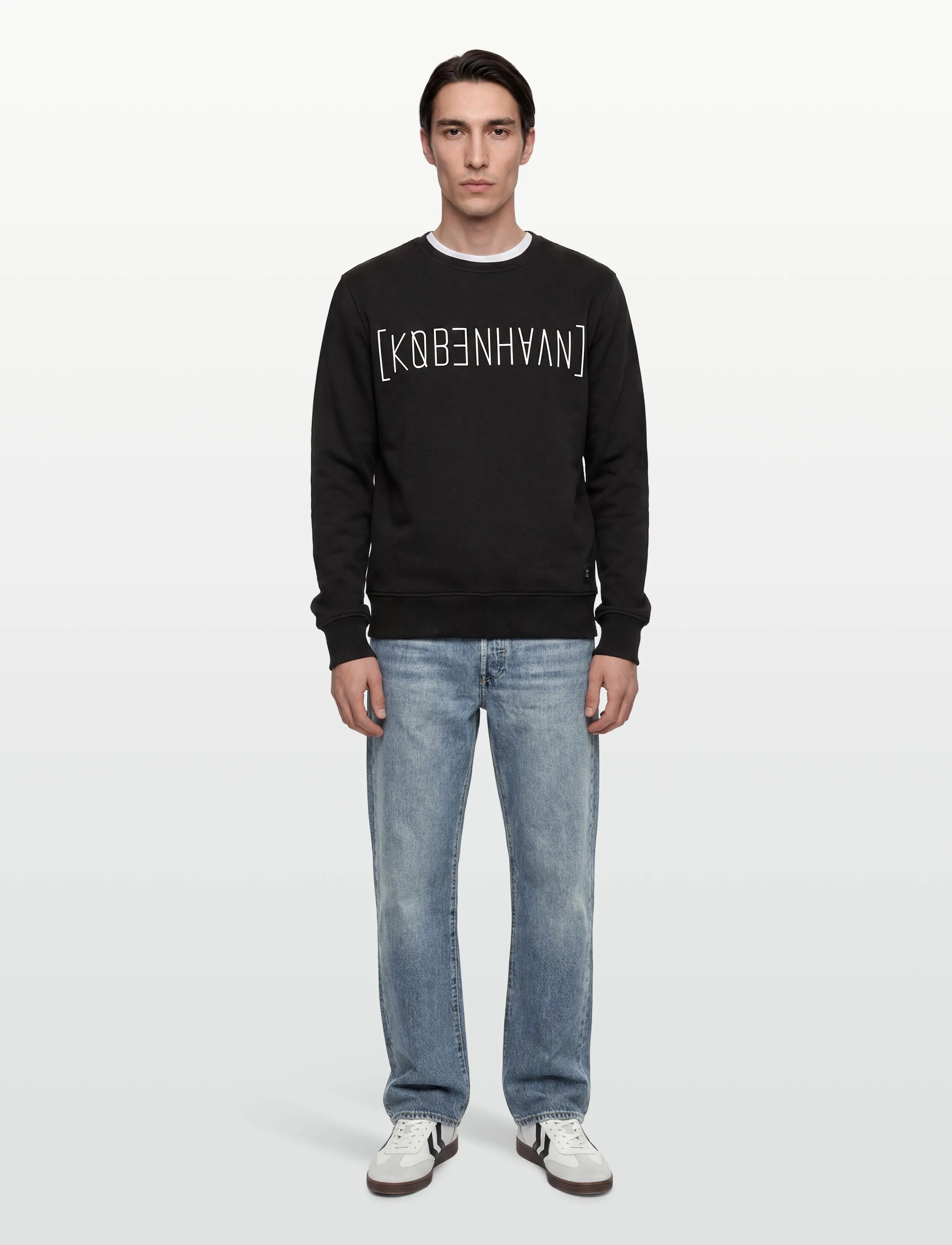 Solid Sdkbh Crew Sw, Mænd, Rundhalset Sweatshirt, Sort, Str: S