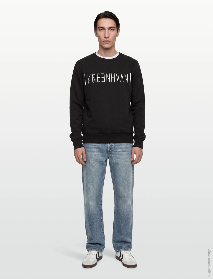 Solid - SDKBH CREW SW - kollektionen - true black - 0