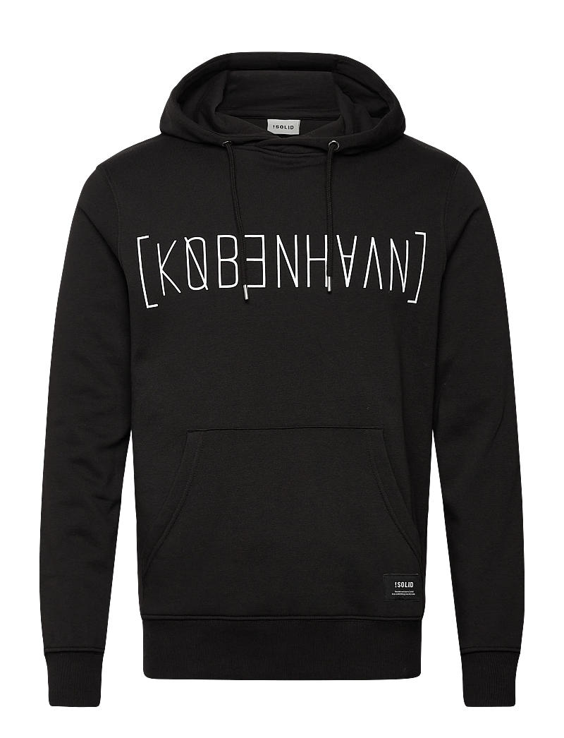 Solid - SDKBH HOOD SW - kapuzenpullover - true black - 0