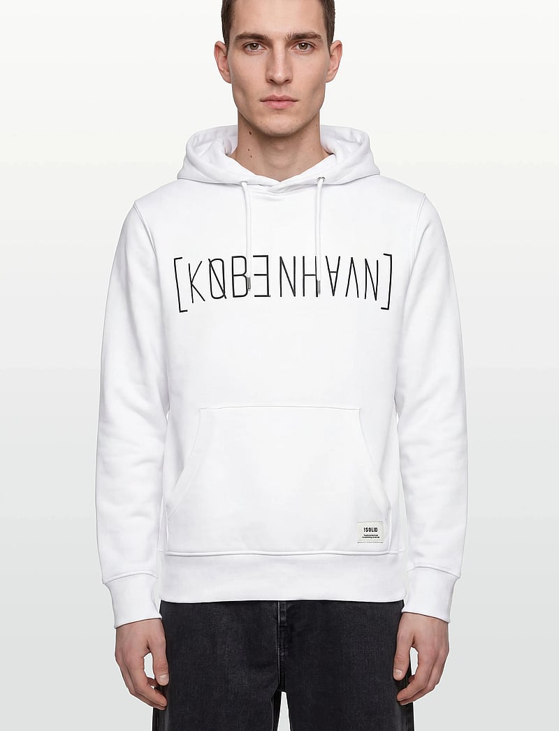 Solid - SDKBH HOOD SW - kapuzenpullover - white - 3