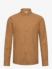 Solid - SDPETE SH - basic skjorter - cinnamon melange - 0