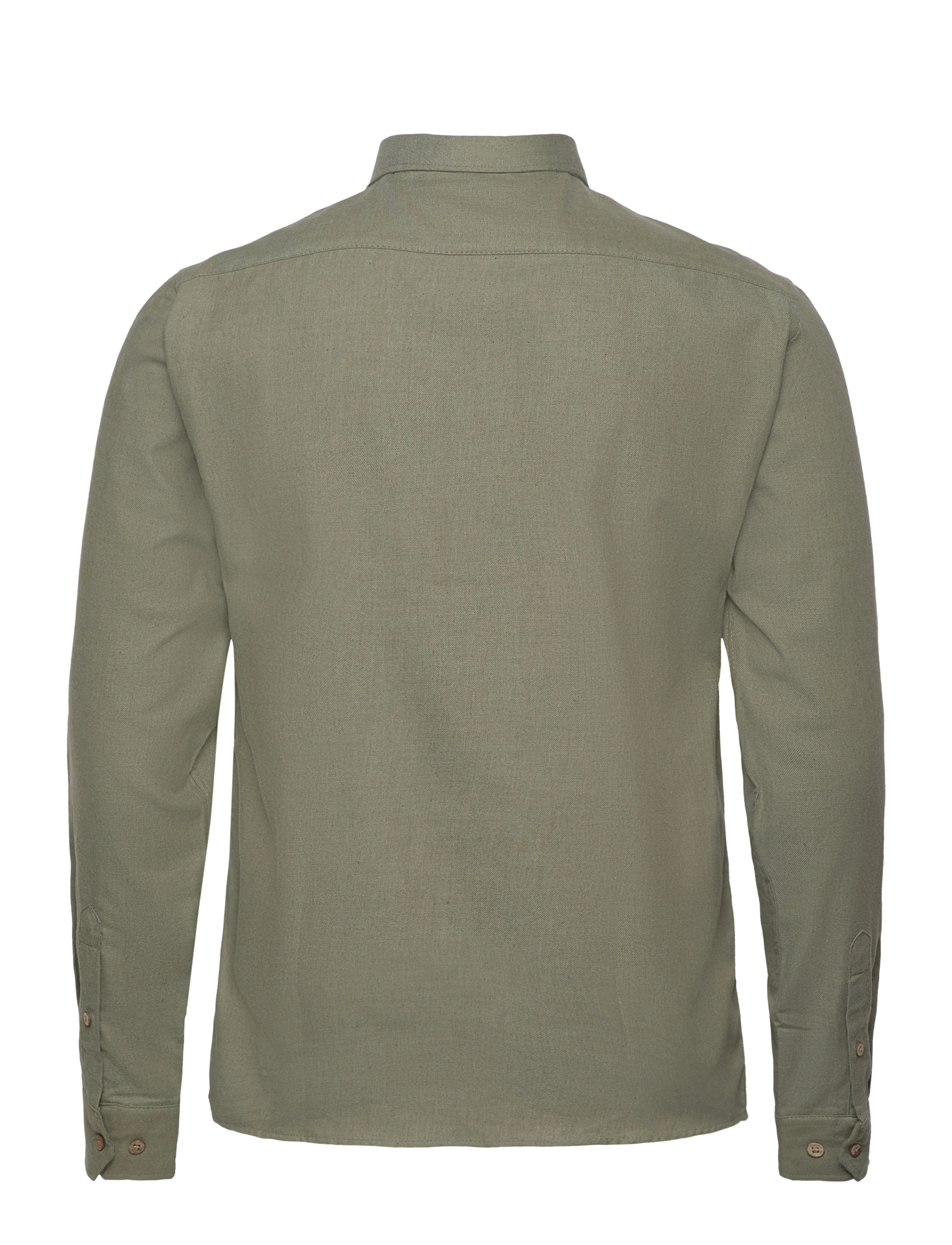 Solid - SDPETE SH - basic skjortor - dusty olive melange - 2