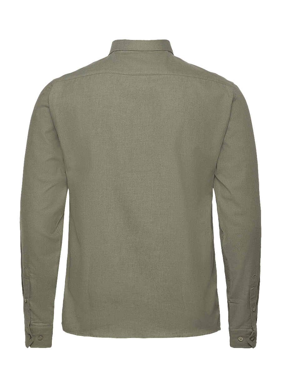 Solid - SDPETE SH - casual shirts - dusty olive melange - 2