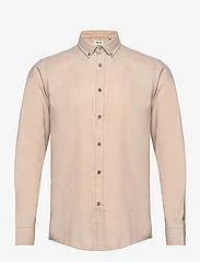 Solid - SDPETE SH - basic shirts - humus melange - 0