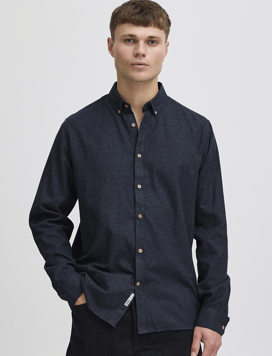 Solid - SDPETE SH - casual shirts - insignia blue melange - 3
