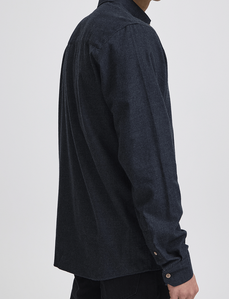 Solid - SDPETE SH - casual shirts - insignia blue melange - 5