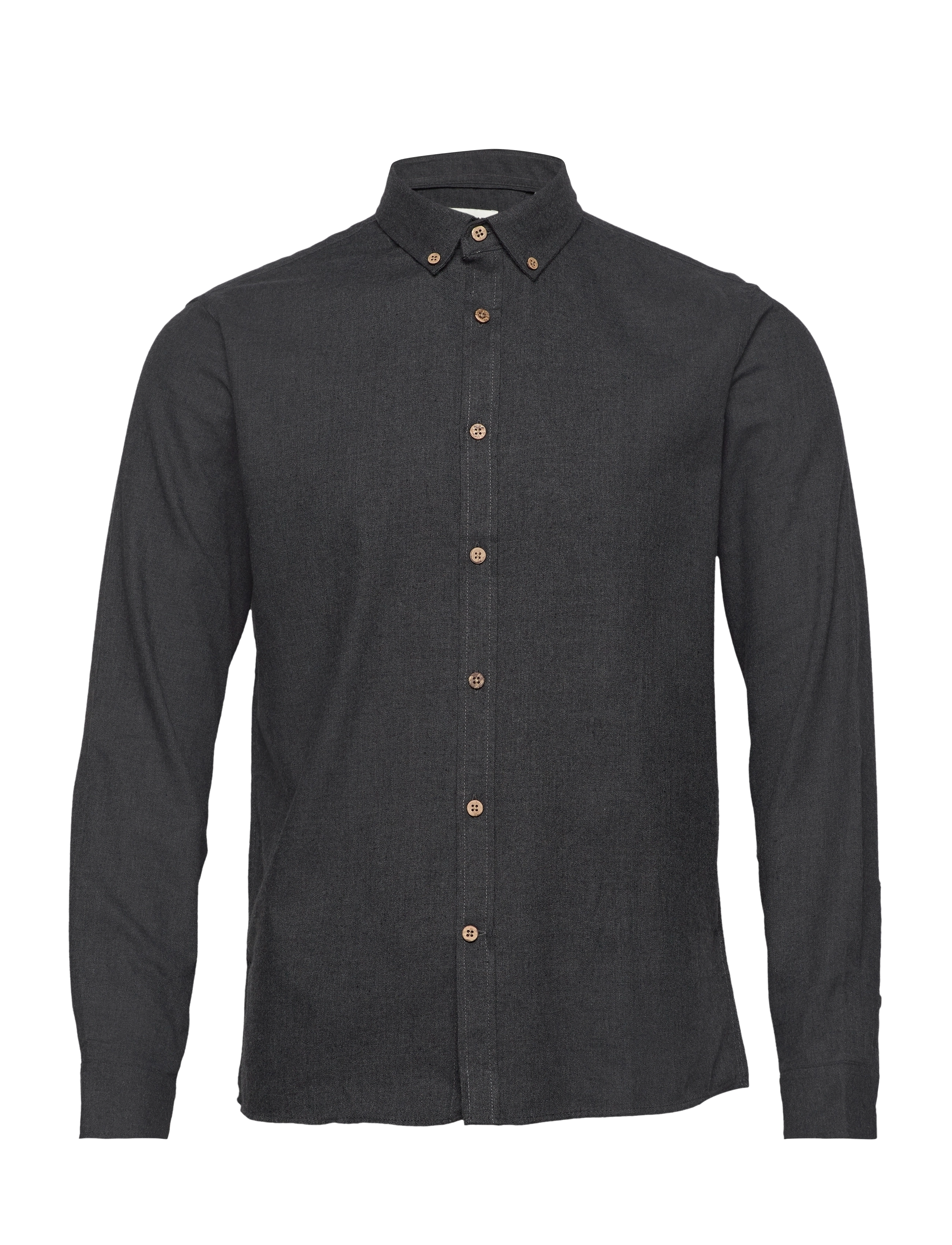 Solid SDPETE SH - Shirts - TRUE BLACK MELANGE / grey
