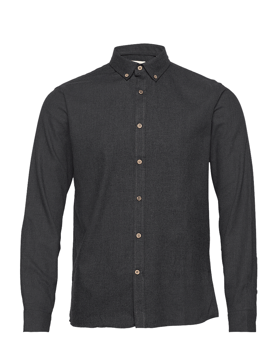 Solid - SDPETE SH - casual skjorter - true black melange - 1