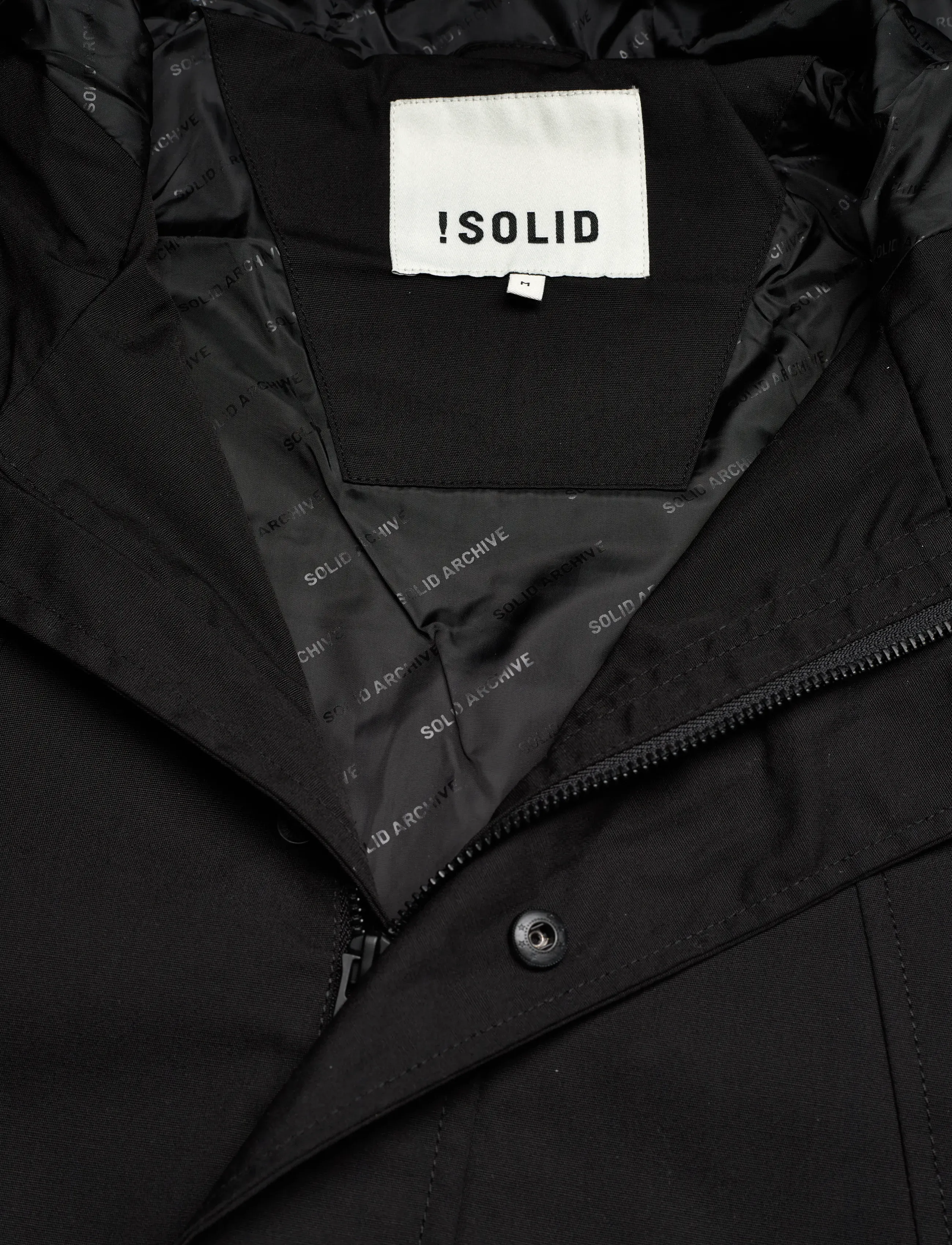 Solid - SDElan - vinterjakker - true black - 2