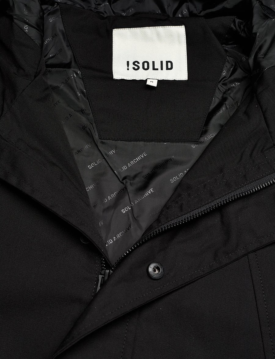 Solid - SDElan - parkas - true black - 2
