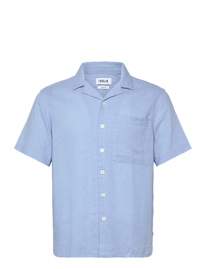 Solid - SDALLAN CUBA - koszule lniane - chambray blue - 0