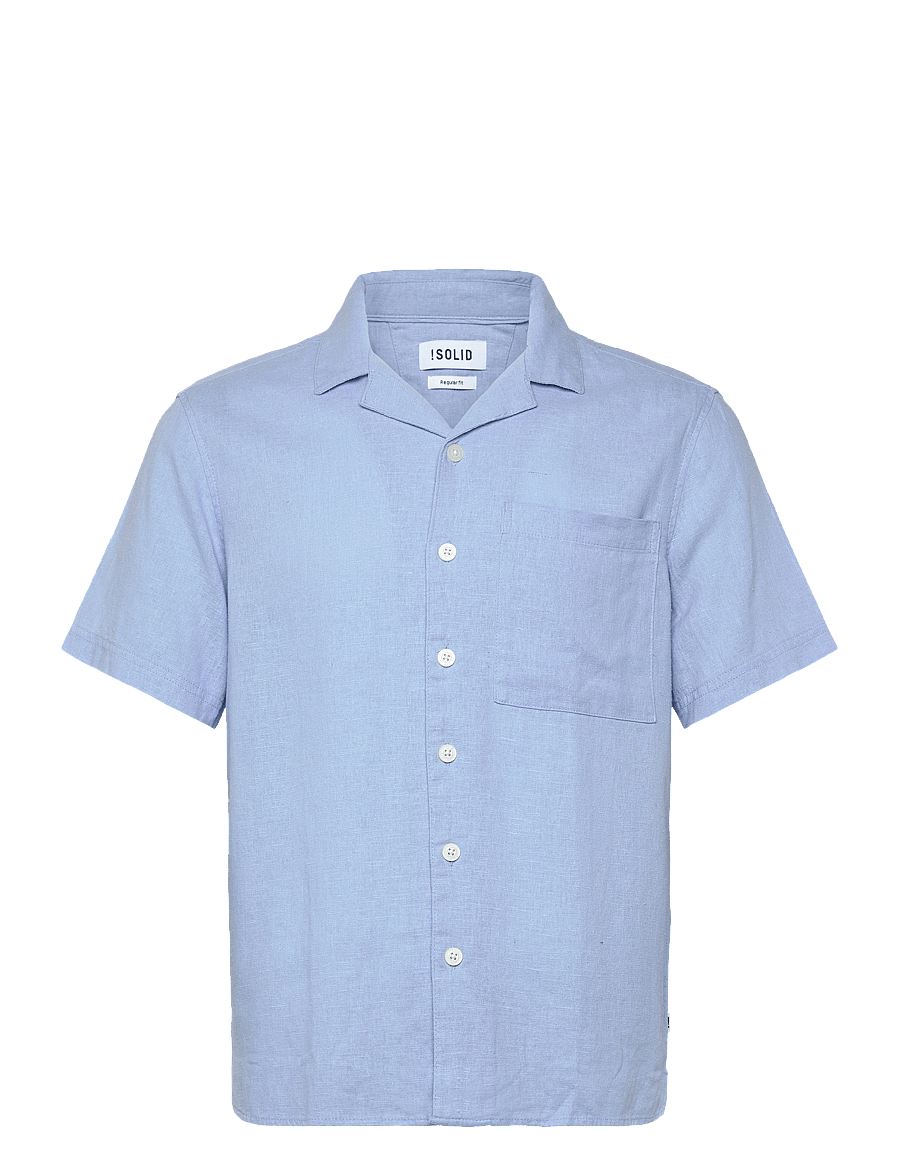 Solid - SDALLAN CUBA - hørskjorter - chambray blue - 0