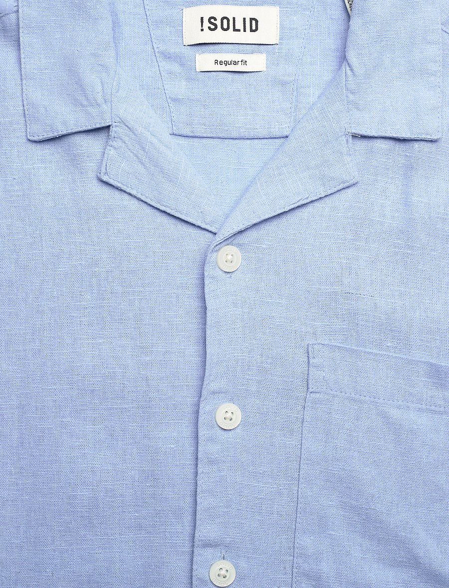Solid - SDALLAN CUBA - hørskjorter - chambray blue - 2