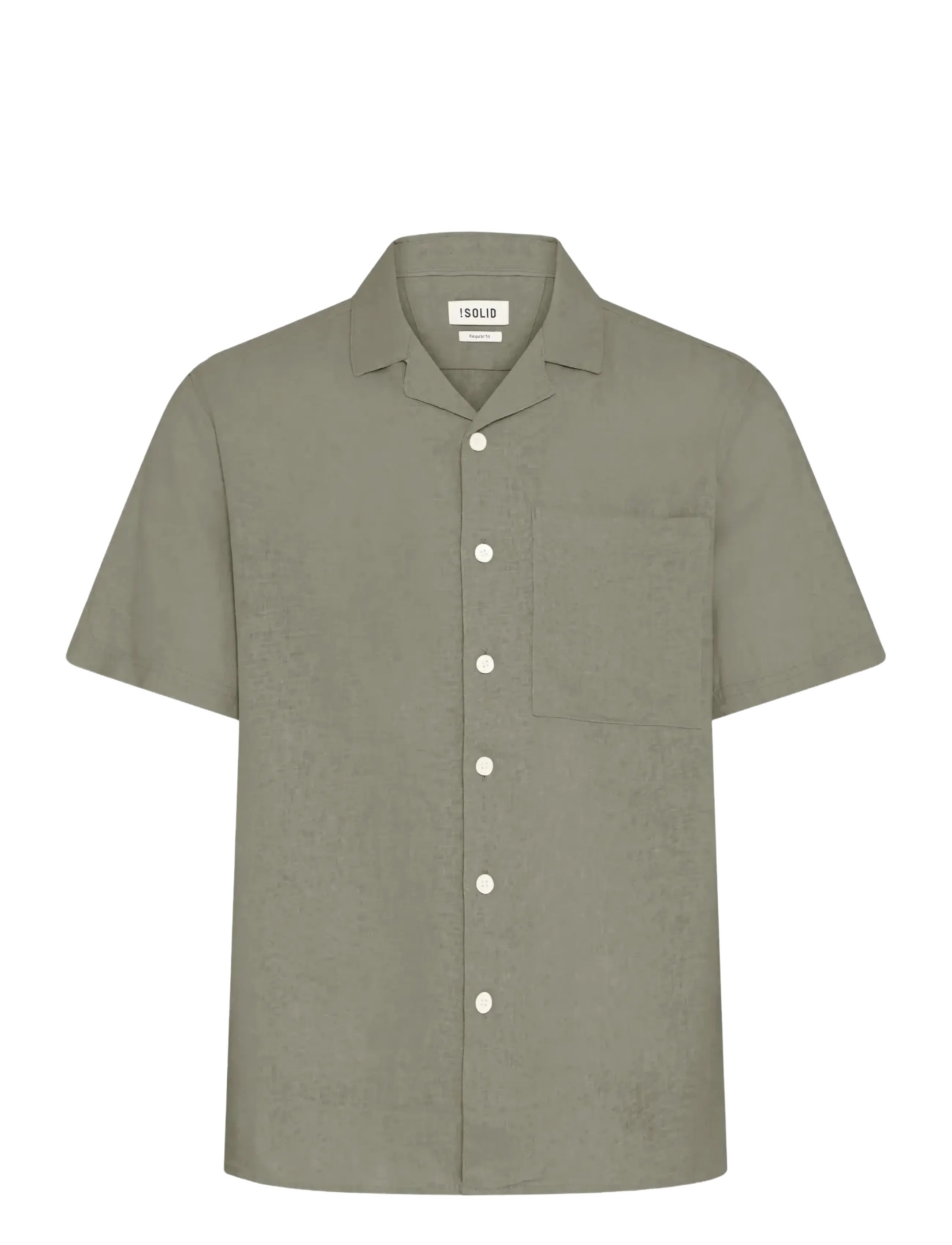 Solid SDALLAN CUBA - Shirts - LAUREL OAK / khaki/green