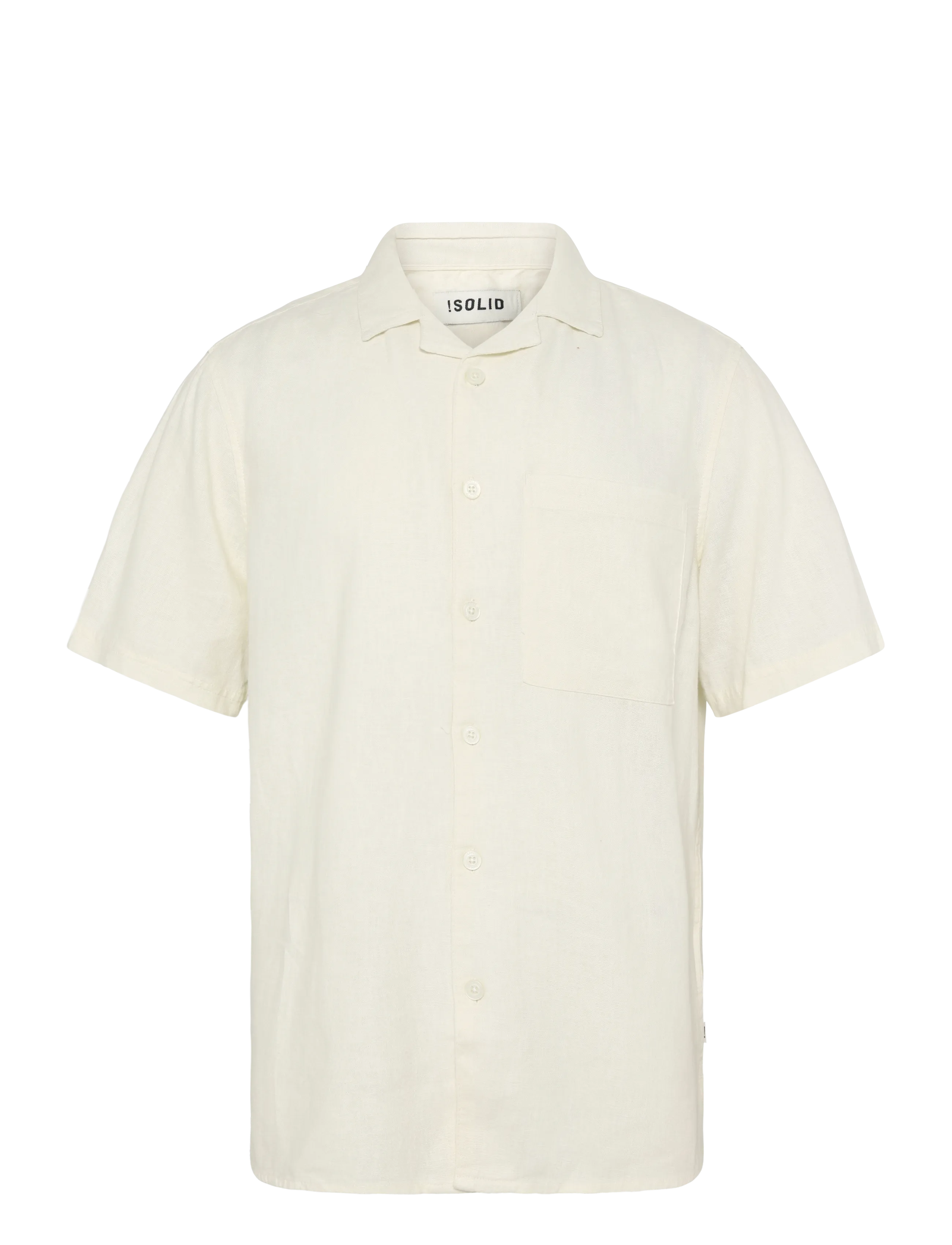 Solid Sdallan Cuba, Mænd, Cubakrave Skjorte, Cream, Str: M