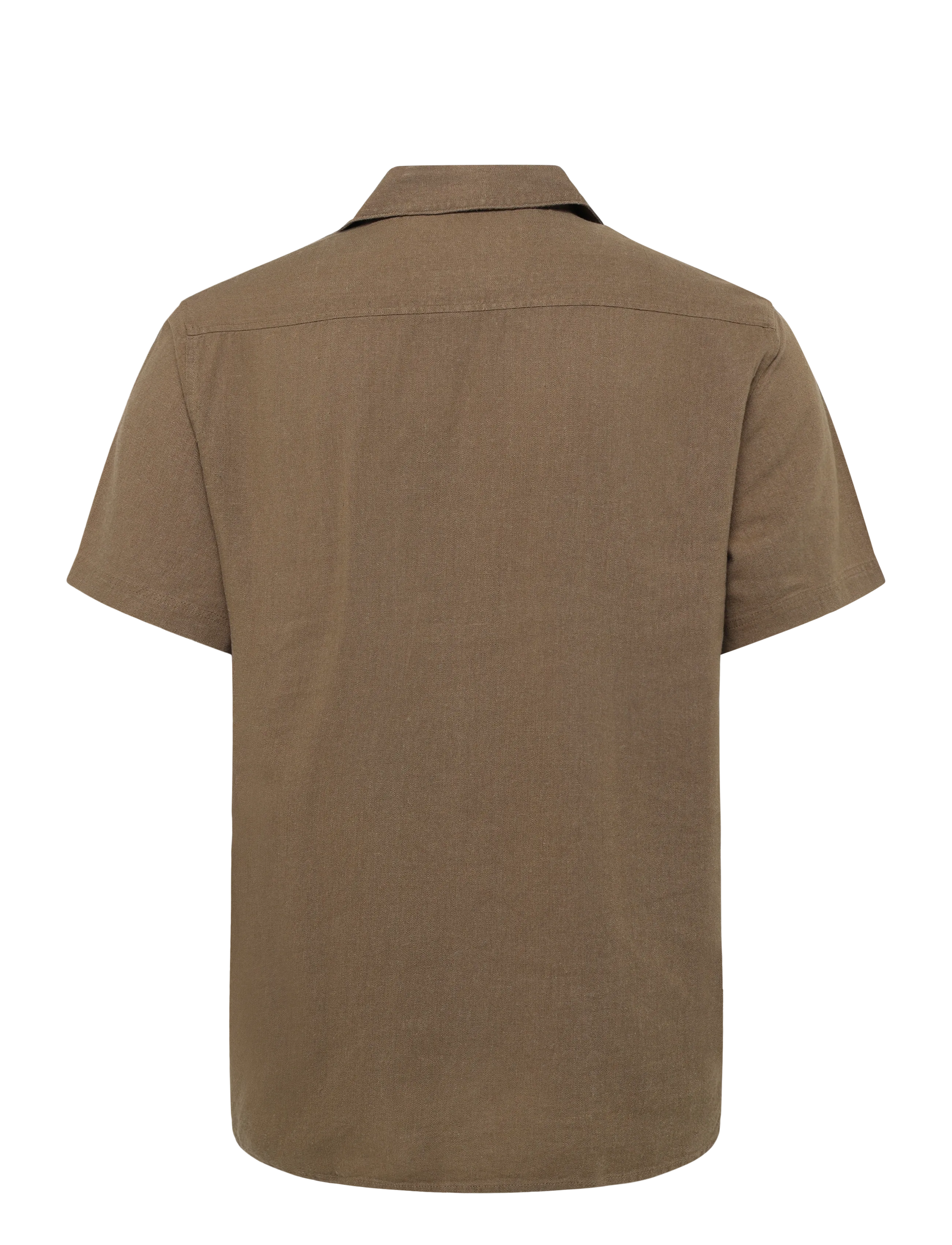Solid - SDALLAN CUBA - linen shirts - shitake - 1