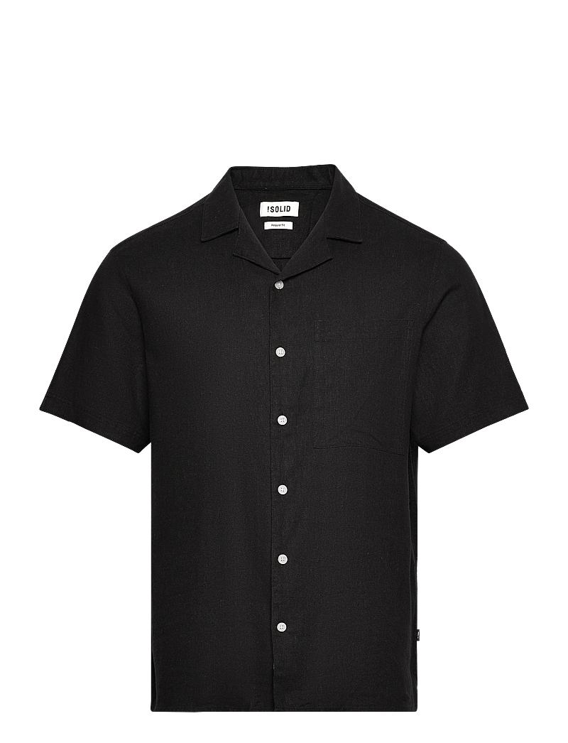 Solid - SDALLAN CUBA - leinenhemden - true black - 1