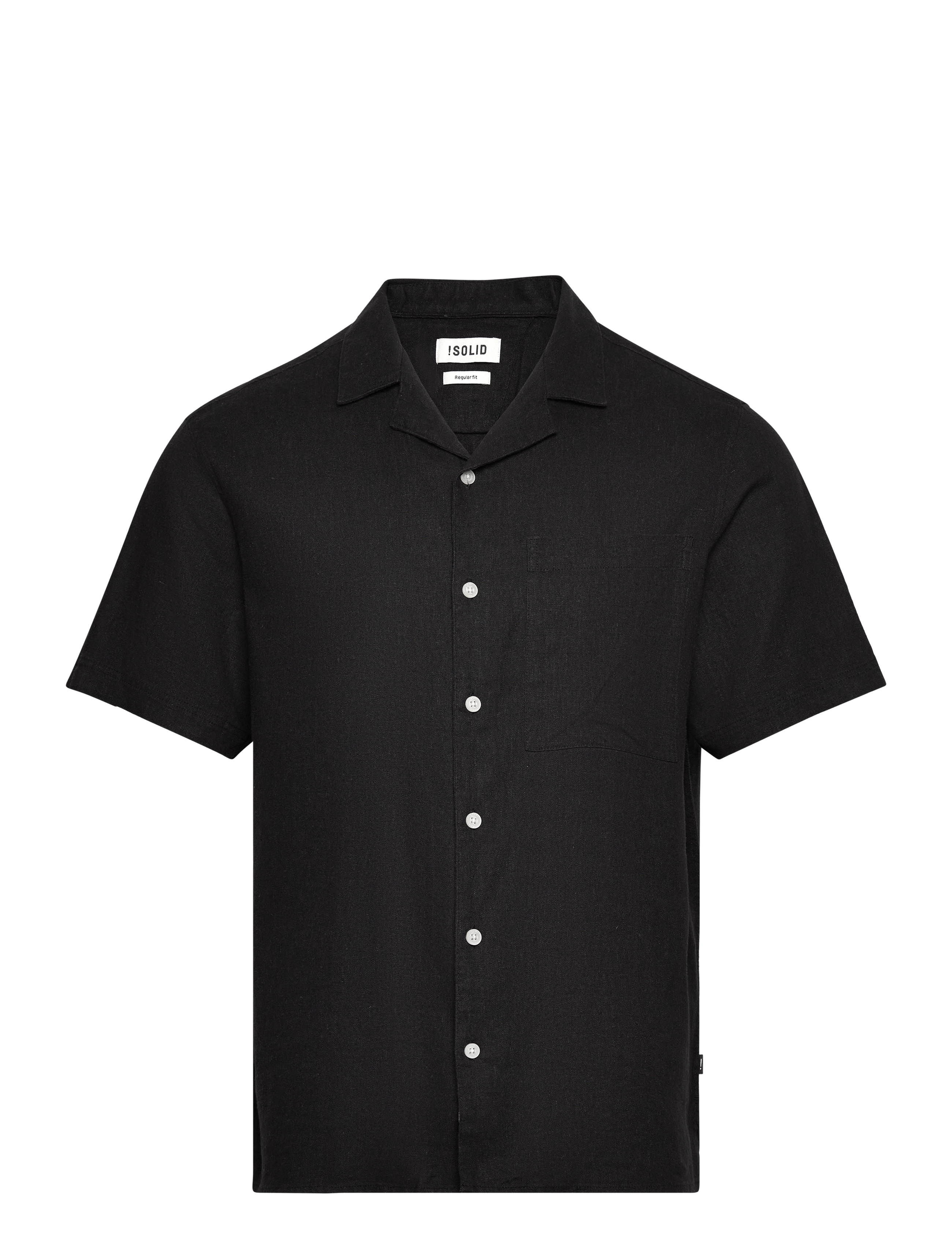 Solid SDALLAN CUBA - Shirts - TRUE BLACK / black