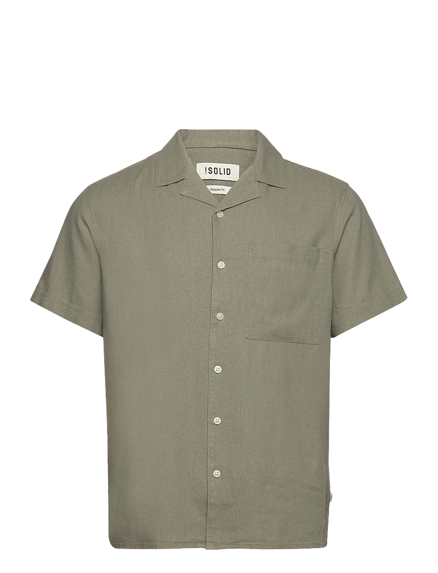 Solid - SDALLAN CUBA - leinenhemden - vetiver - 1