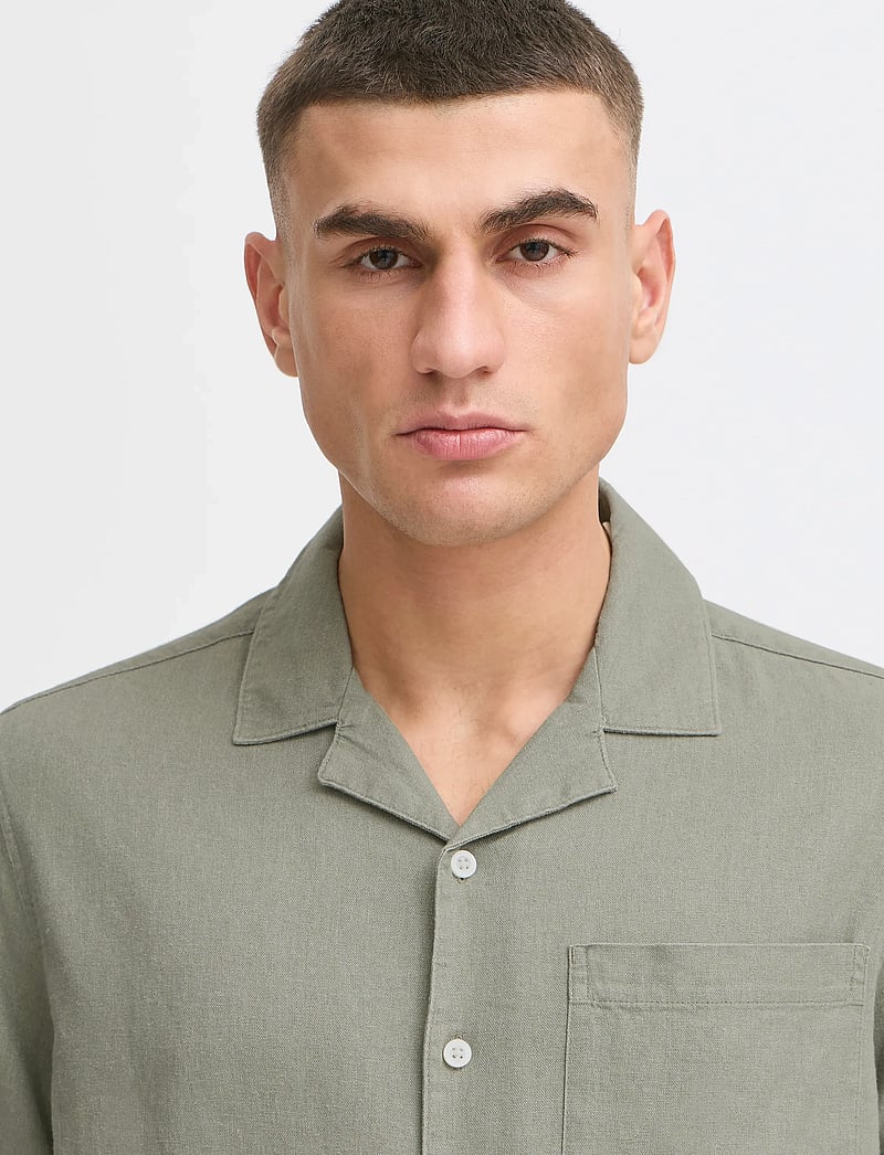 Solid - SDALLAN CUBA - leinenhemden - vetiver - 5