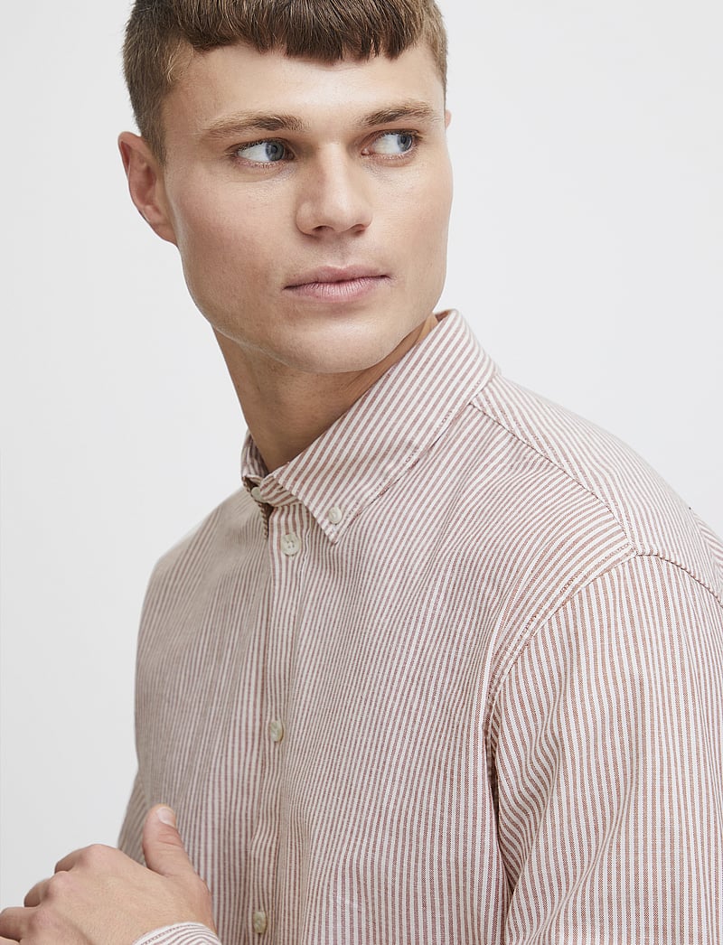 Solid - SDVal Stripe - stribede skjorter - arabian spice - 5