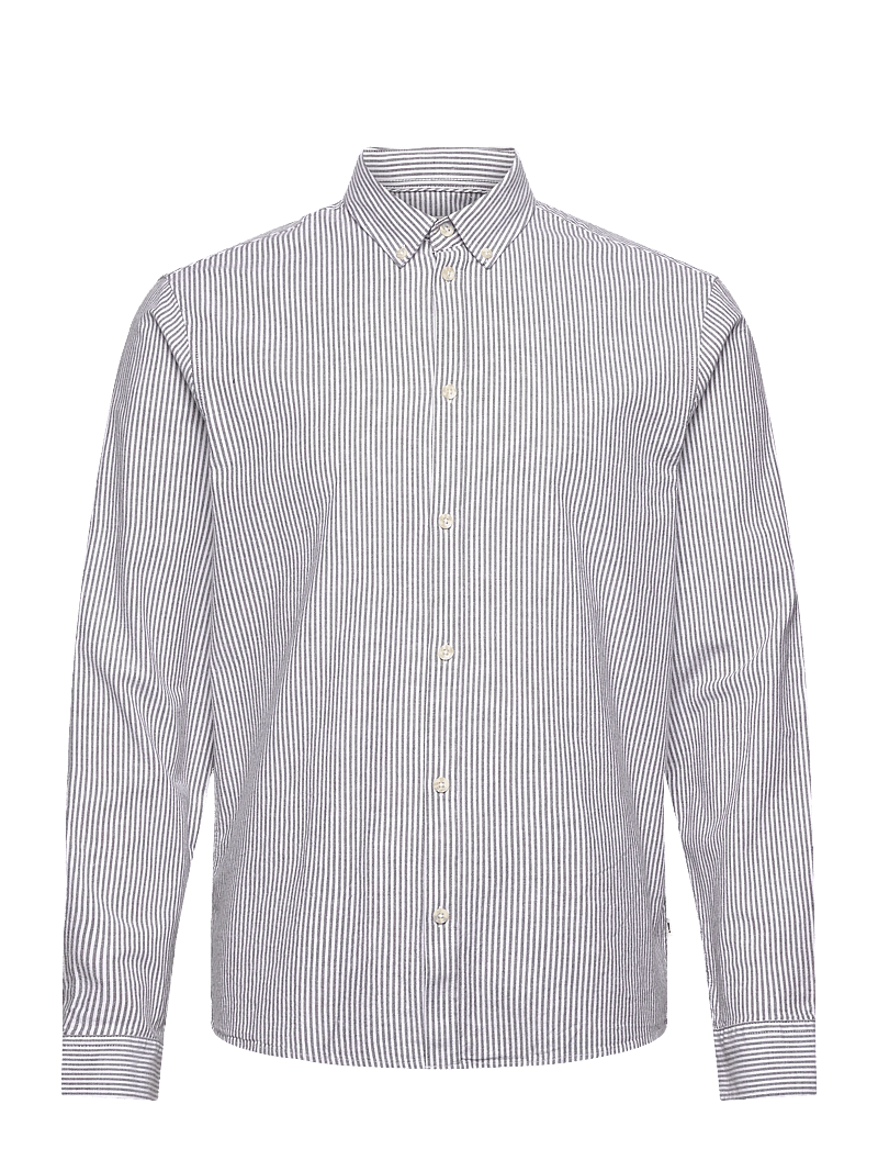 Solid - SDVal Stripe - striped shirts - slate black - 0