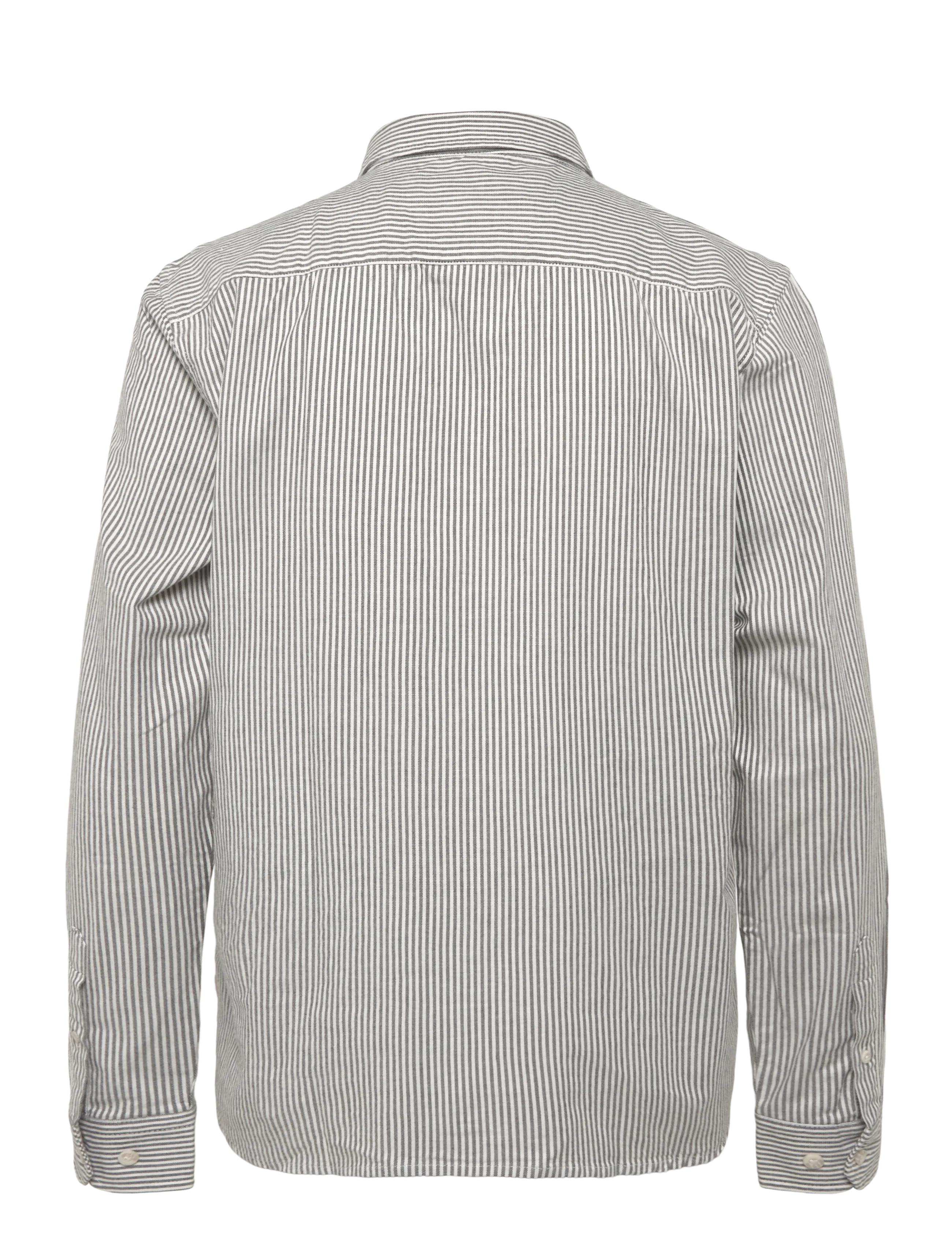 Solid - SDVAL STRIPE - gestreifte hemden - true black - 1