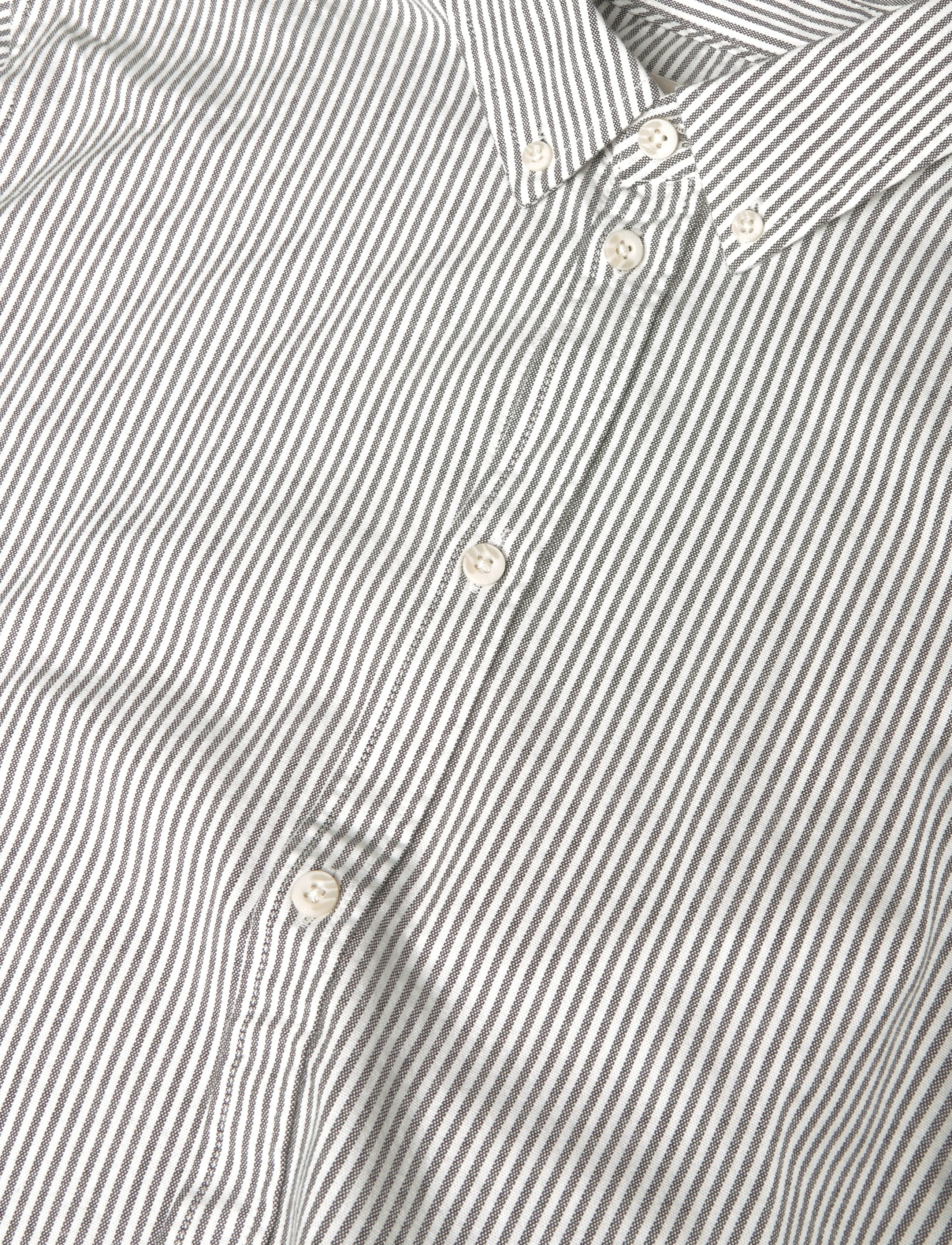 Solid - SDVAL STRIPE - gestreifte hemden - true black - 2