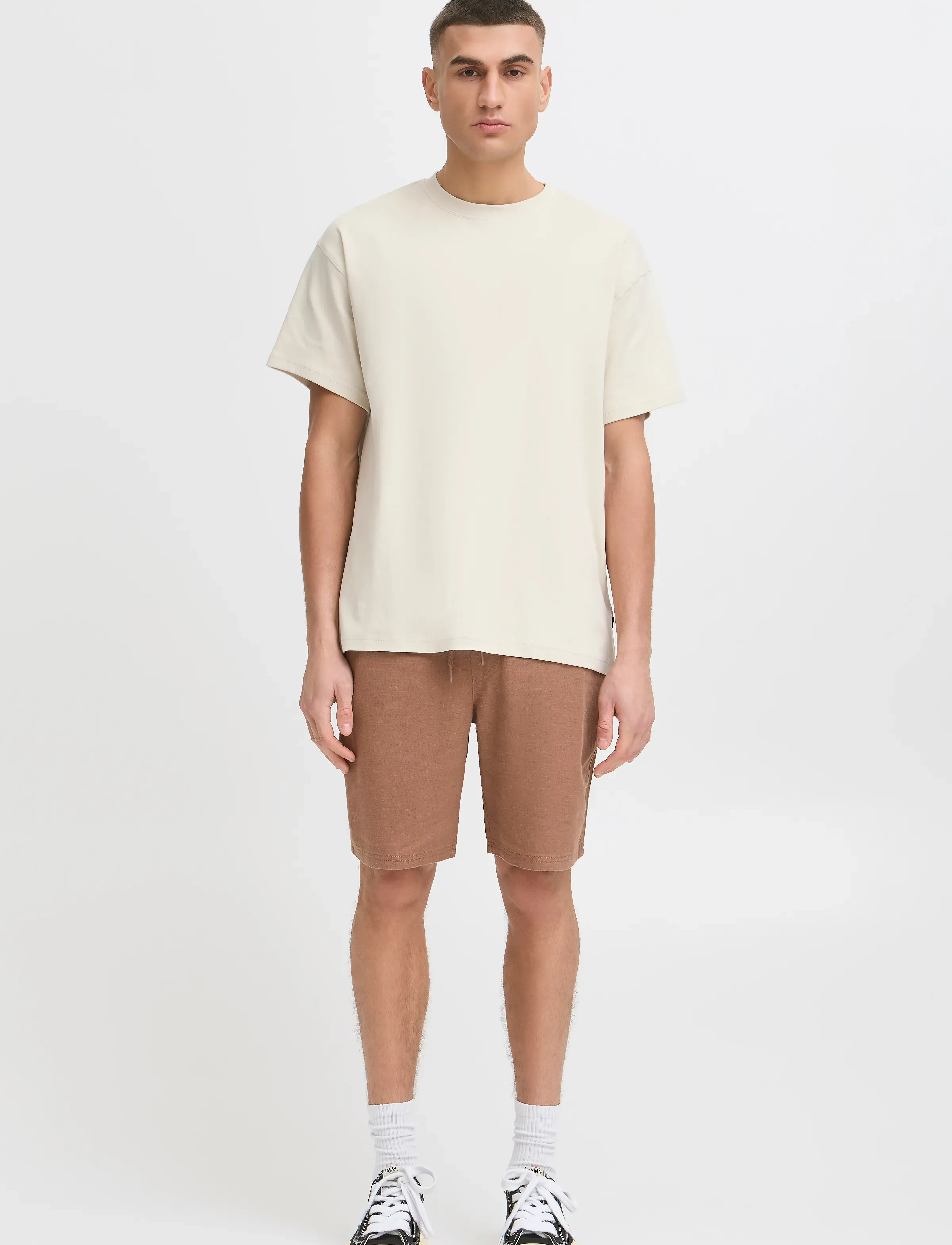 Solid Sdaurelius Elas, S, Shorts, Braun - Casual, Männerswear