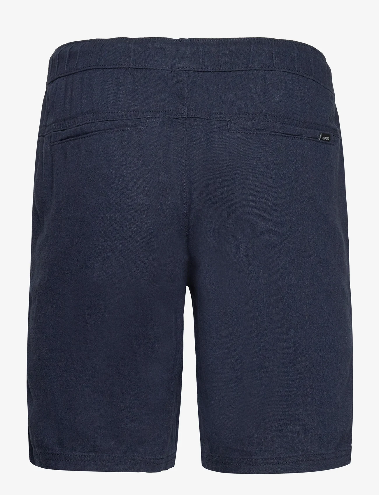 Solid - SDAurelius Elasticated - linen shorts - insignia blue - 1