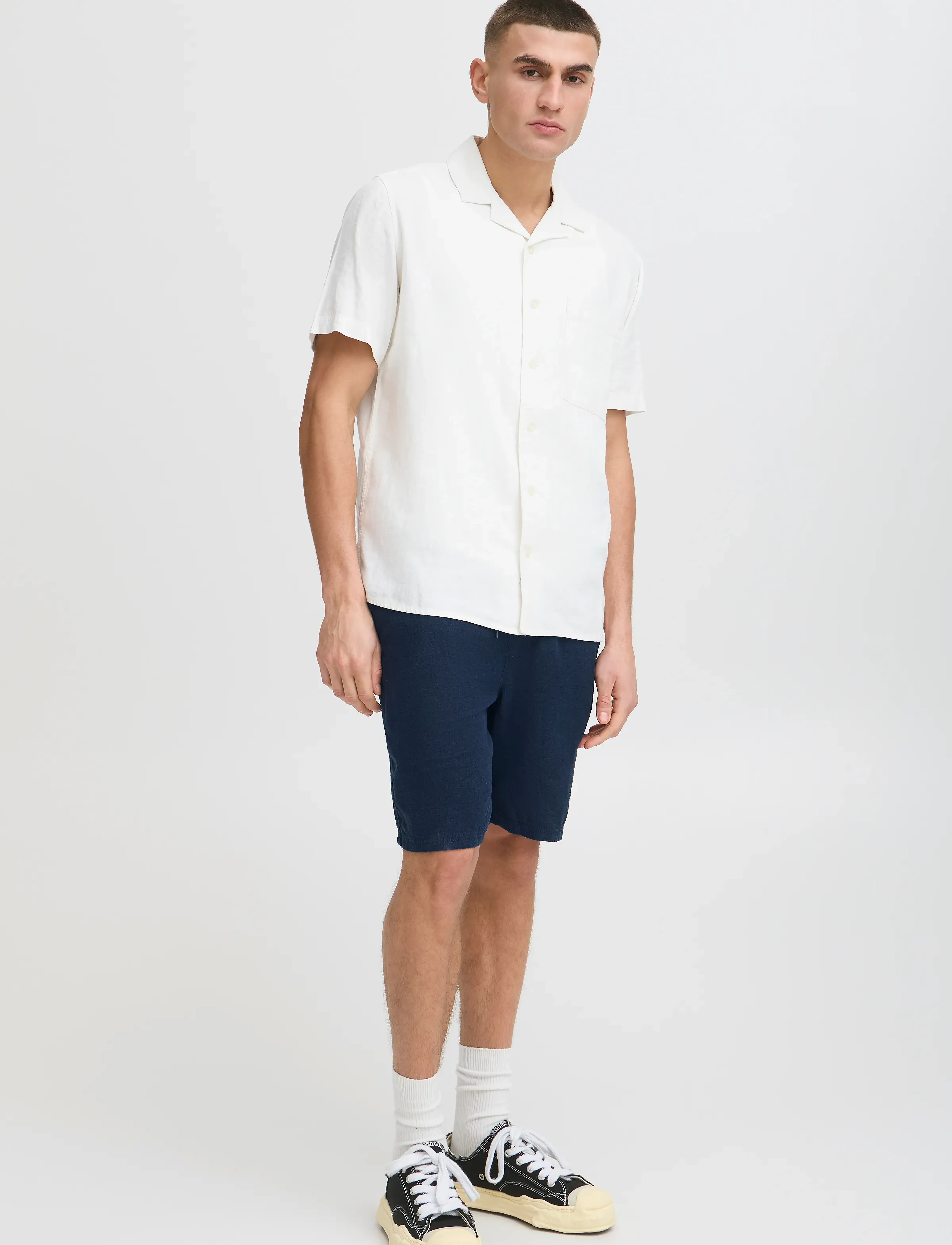 Solid Sdaurelius Elas, XXL, Shorts, Blau - Casual, Männerswear