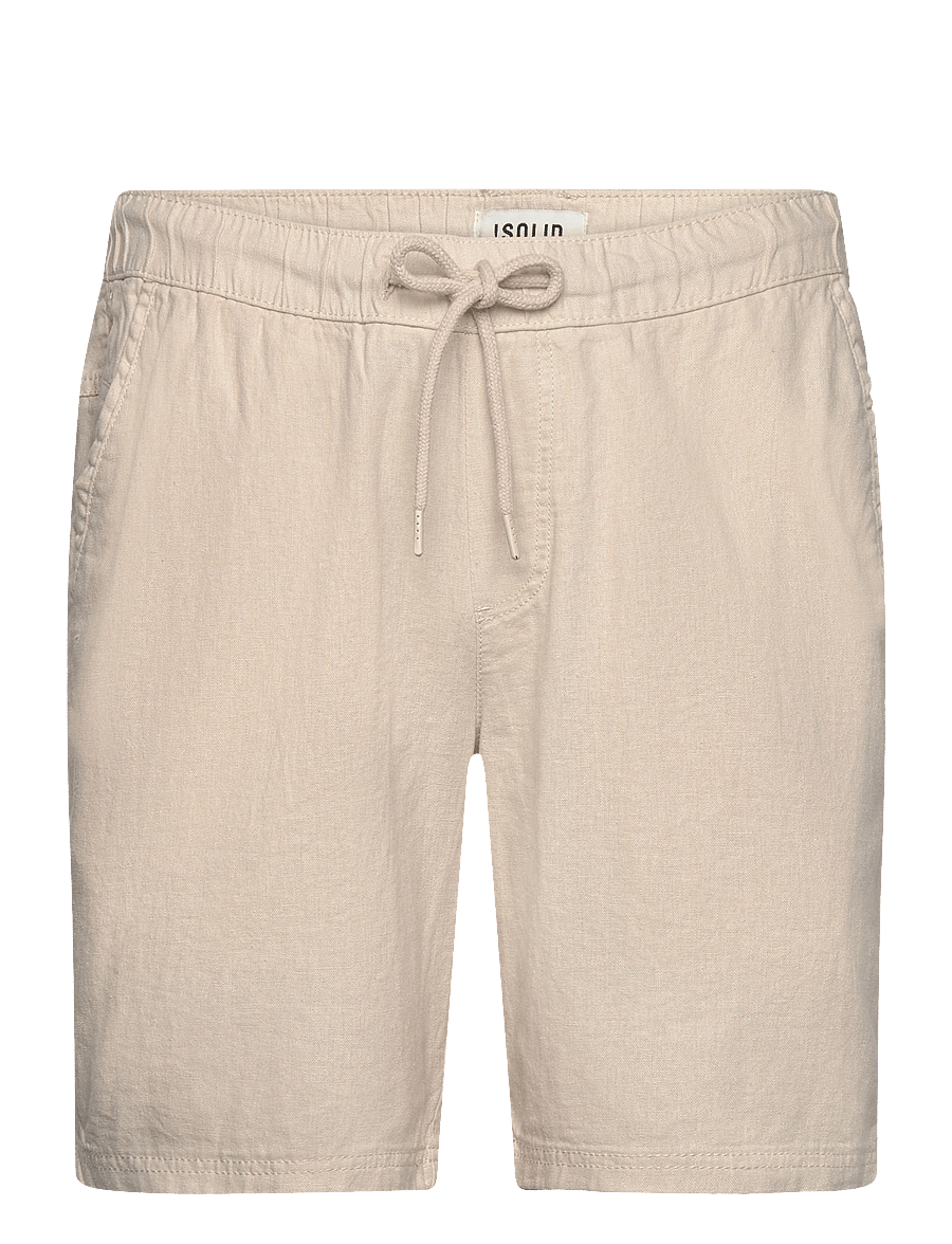 Solid - SDAURELIUS ELAS - linen shorts - oatmeal - 1