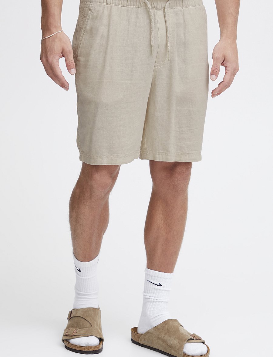 Solid - SDAURELIUS ELAS - linen shorts - oatmeal - 3