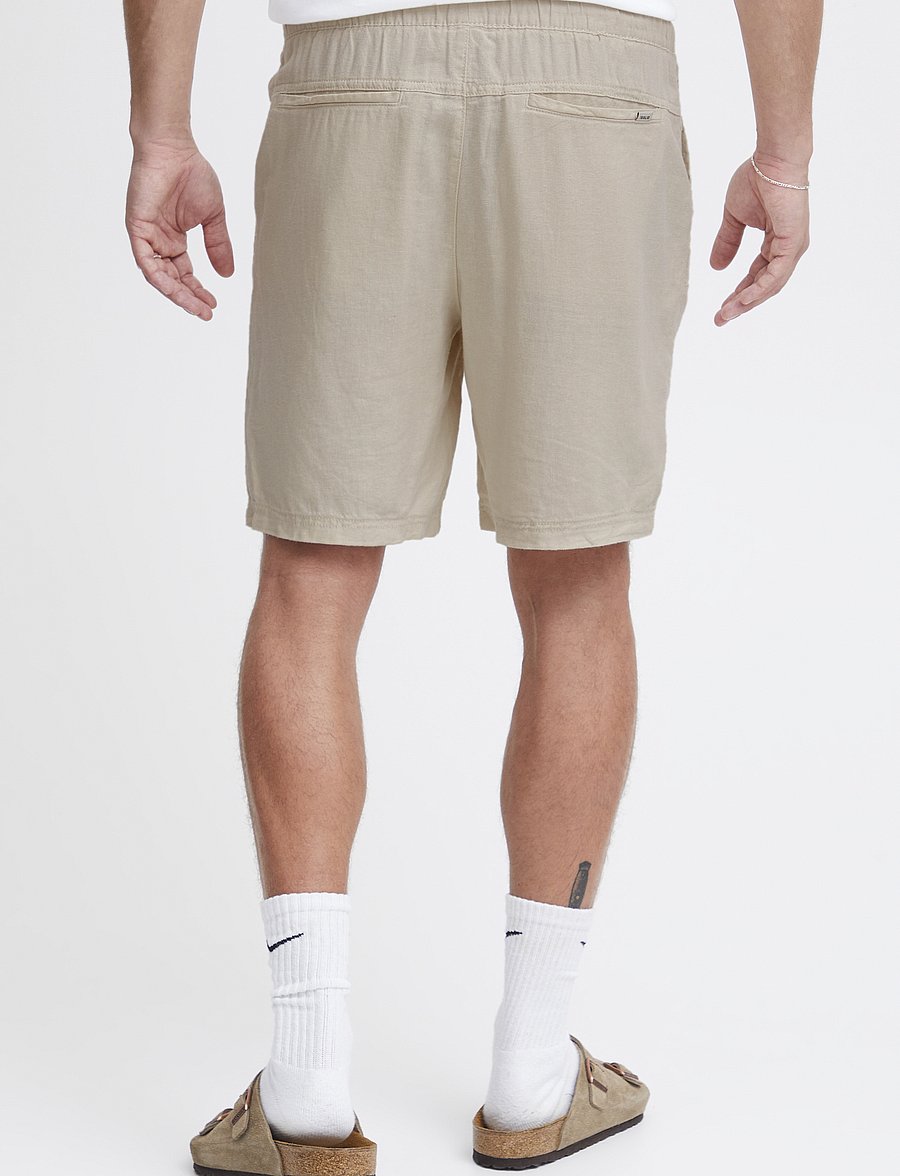Solid - SDAURELIUS ELAS - linen shorts - oatmeal - 4