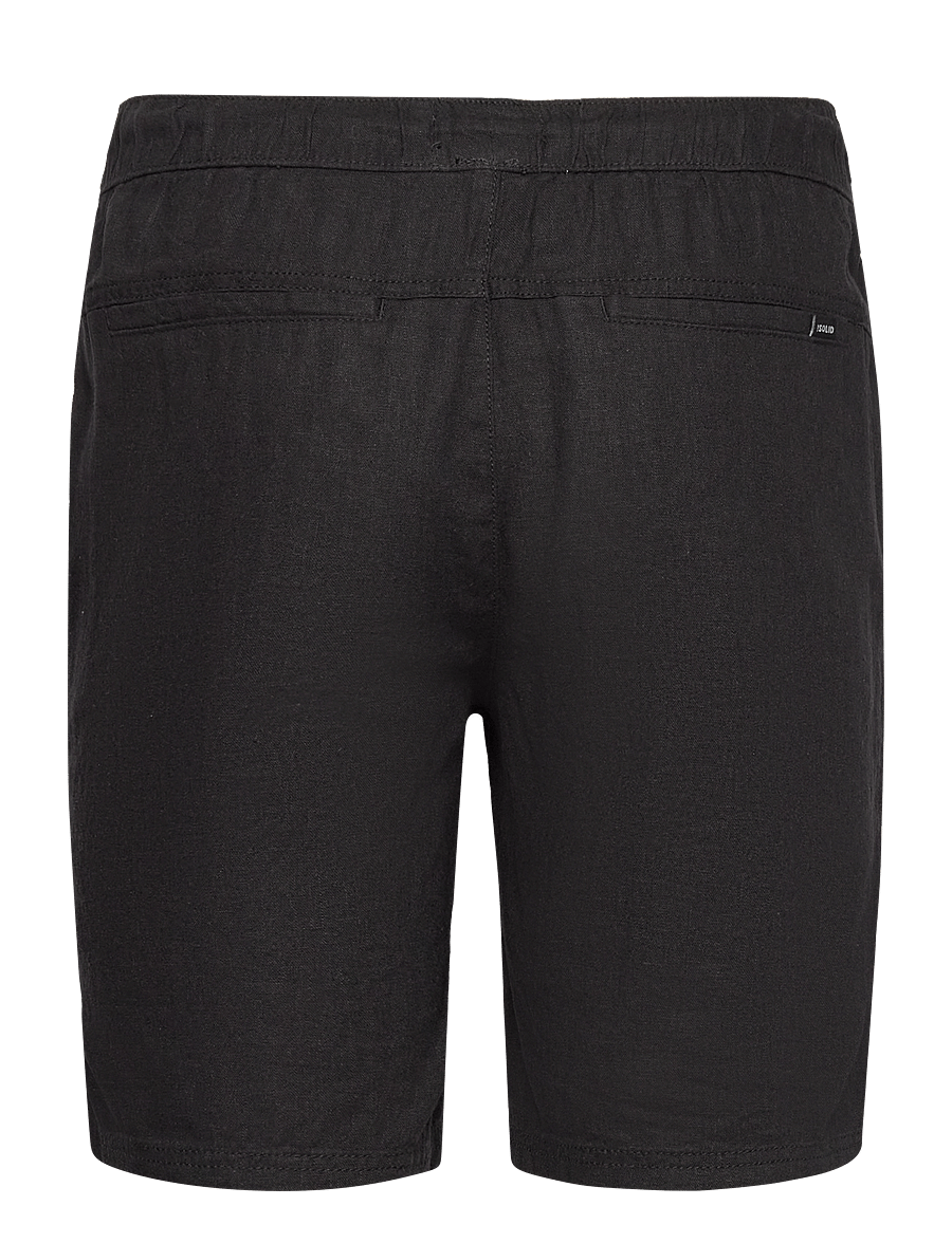 Solid - SDAURELIUS ELAS - hørshorts - true black - 2
