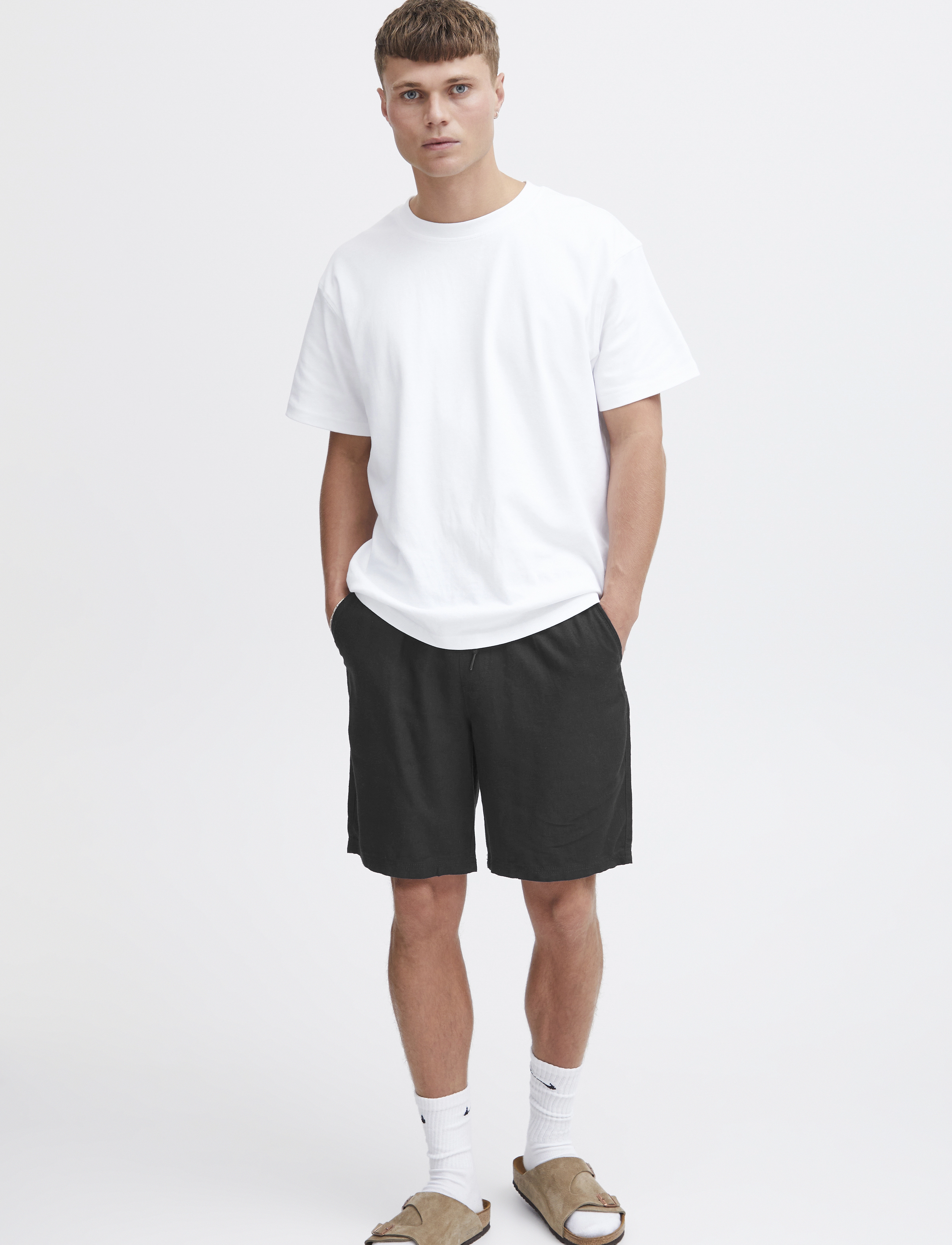 Solid Sdaurelius Elas, XXL, Shorts, Schwarz - Casual, Männerswear