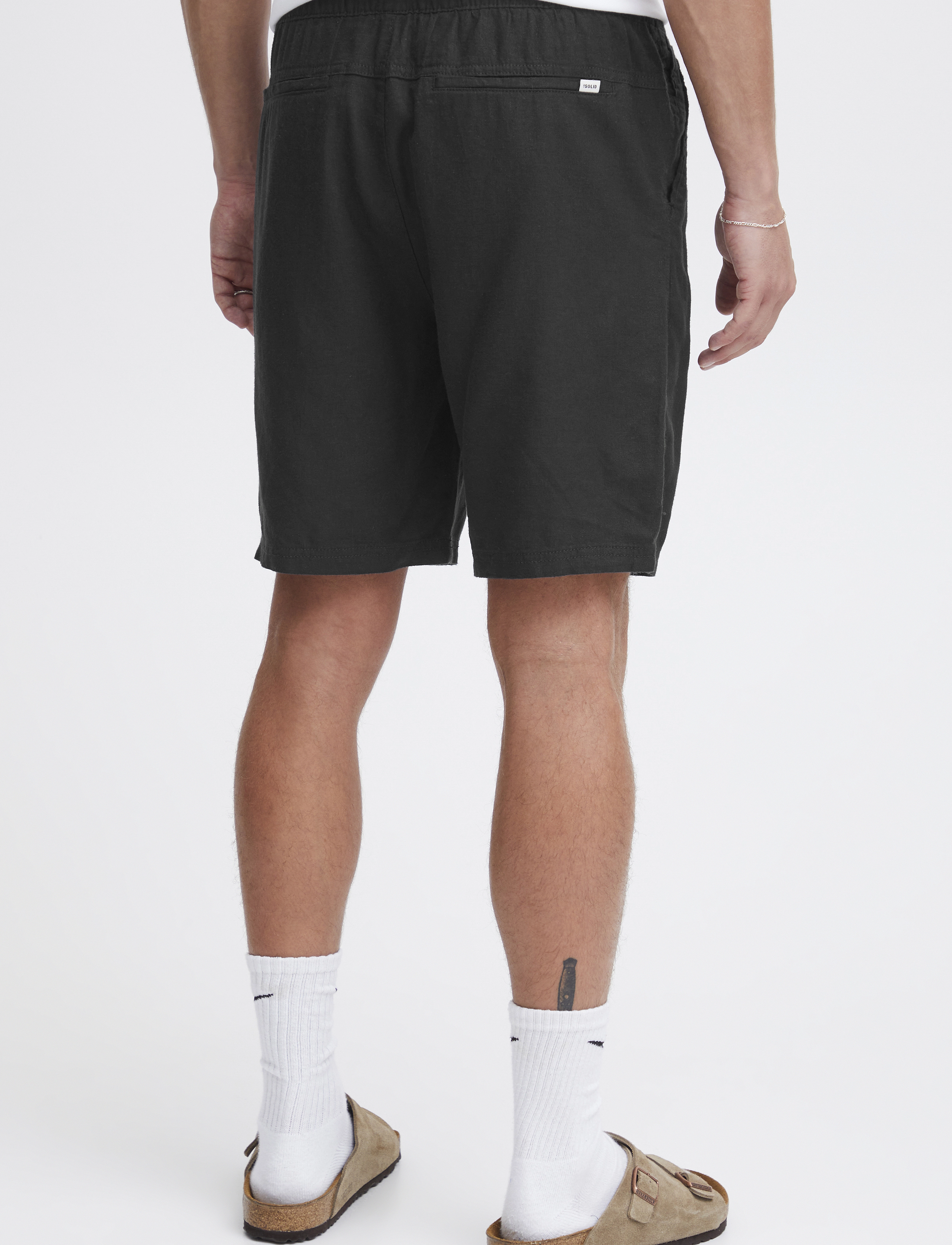 Solid - SDAURELIUS ELAS - linshorts - true black - 4