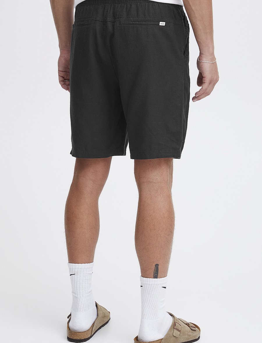Solid - SDAURELIUS ELAS - hørshorts - true black - 4