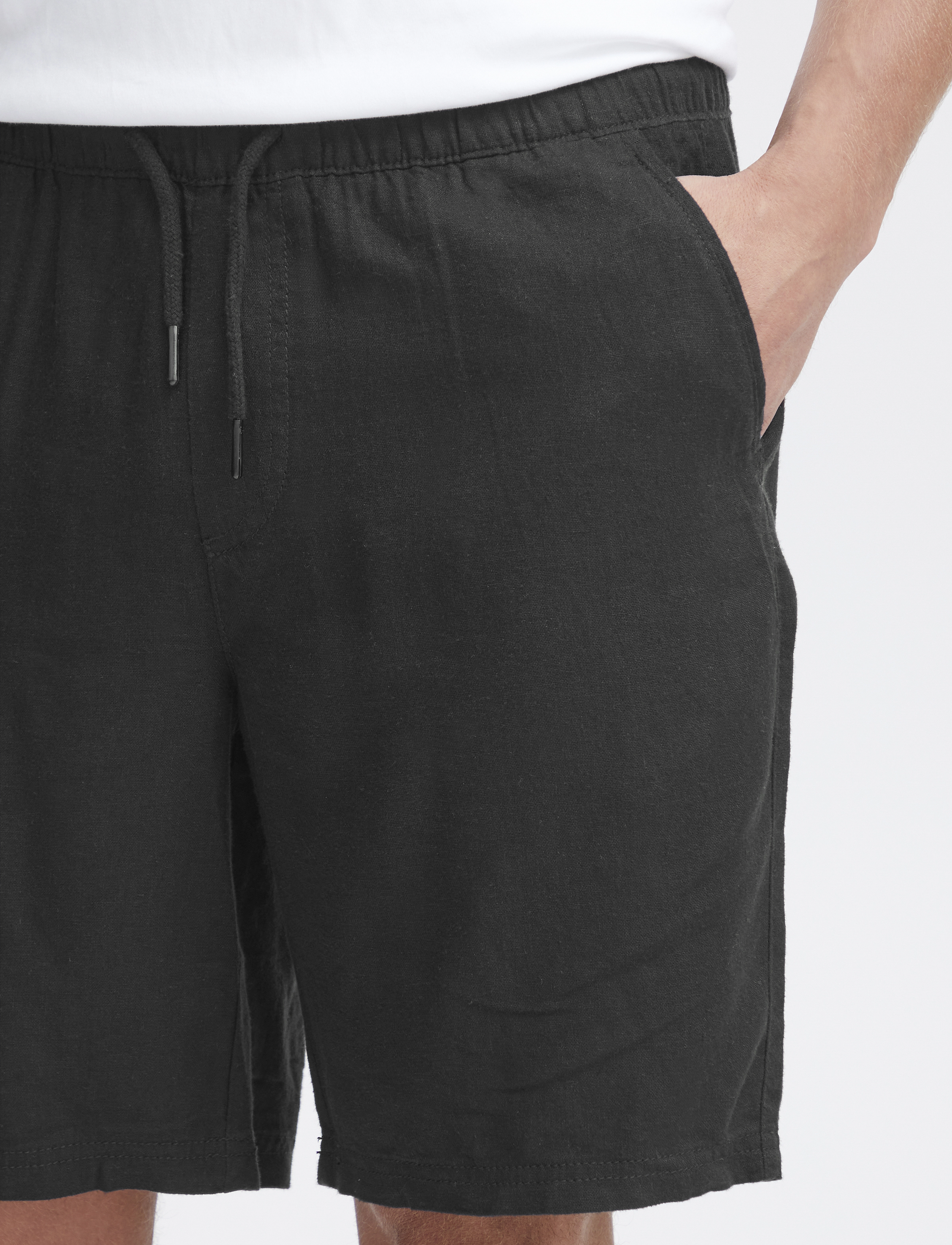 Solid - SDAURELIUS ELAS - linshorts - true black - 5